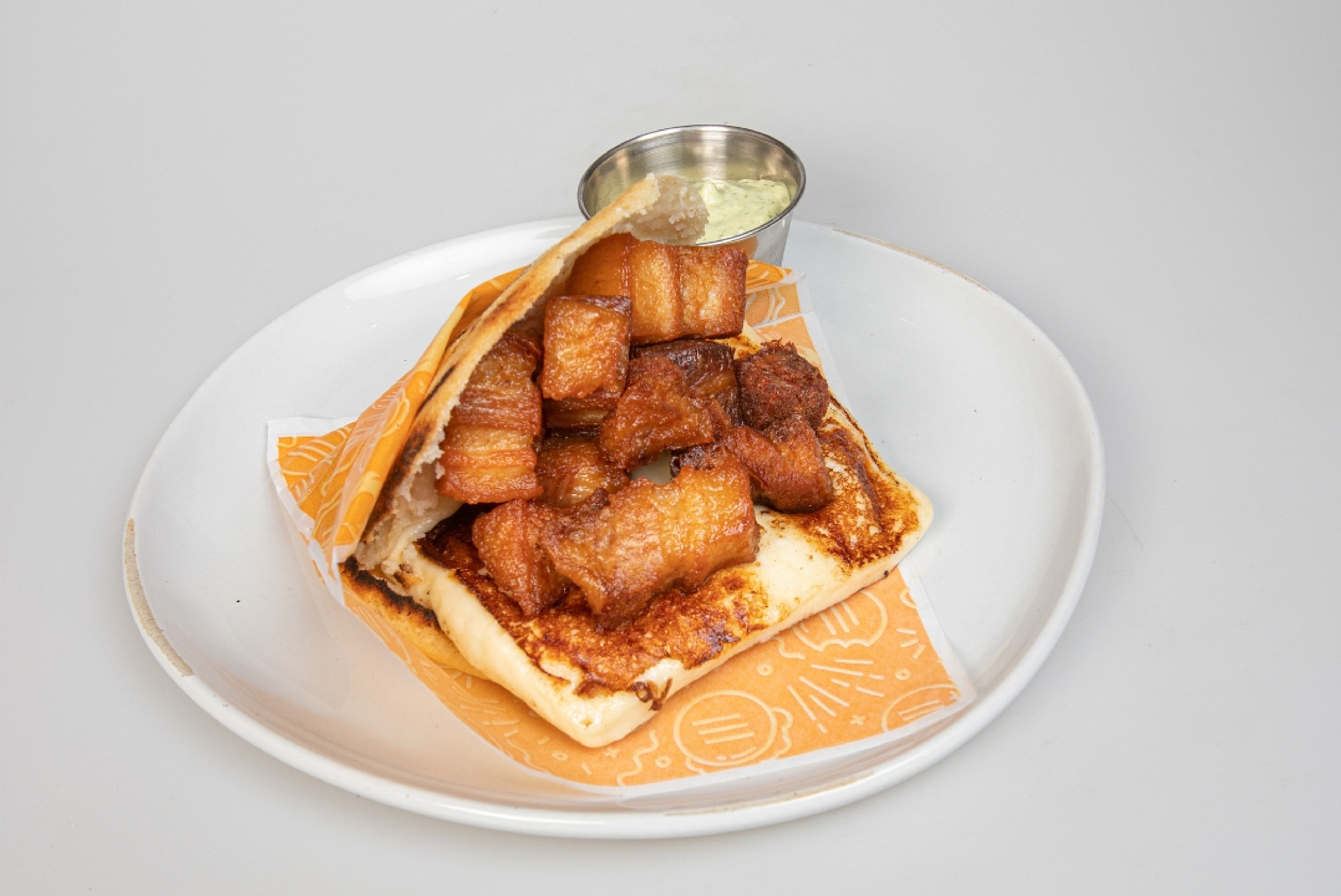 Arepa Pork Belly.