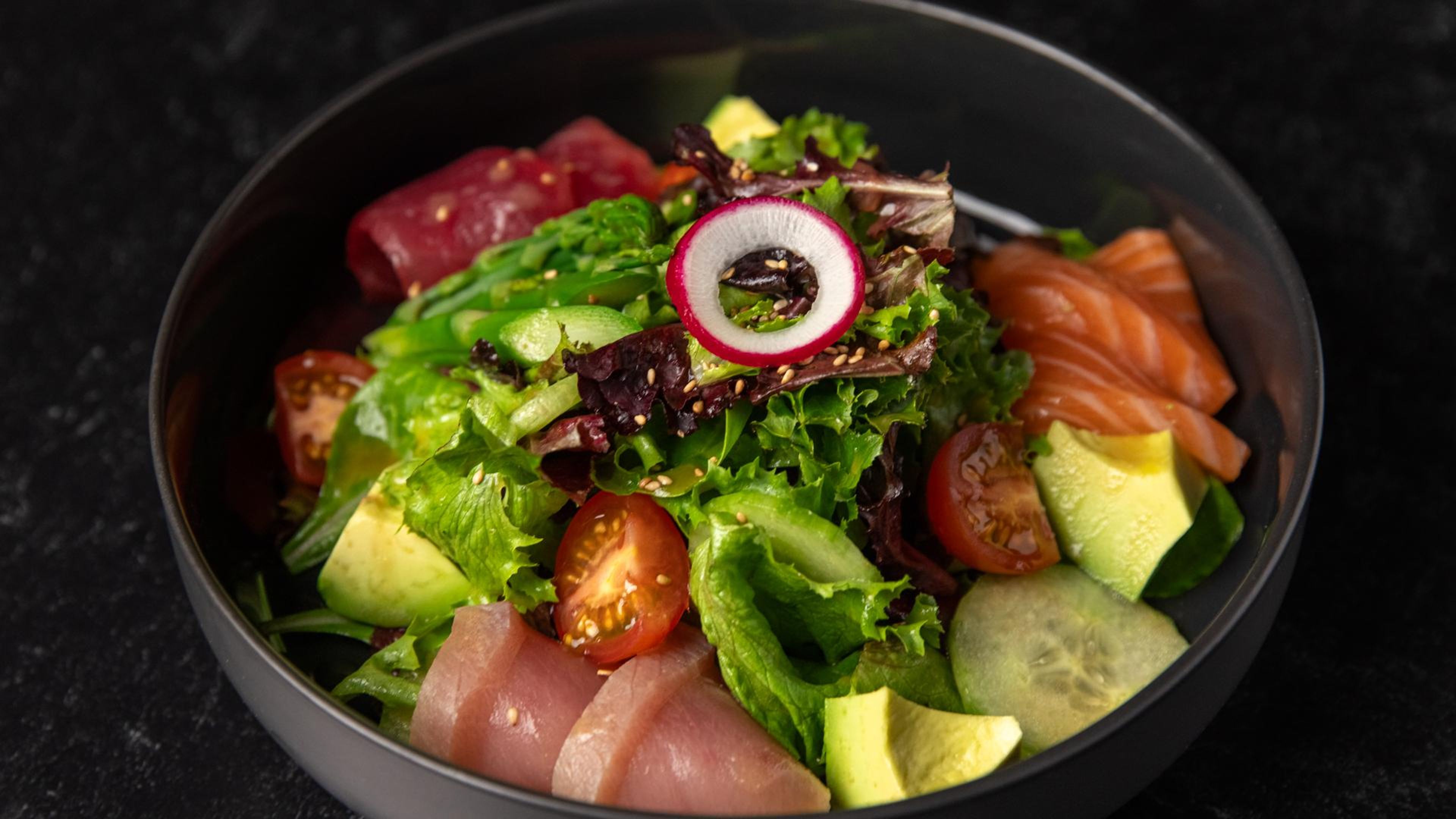 Sashimi Salad.