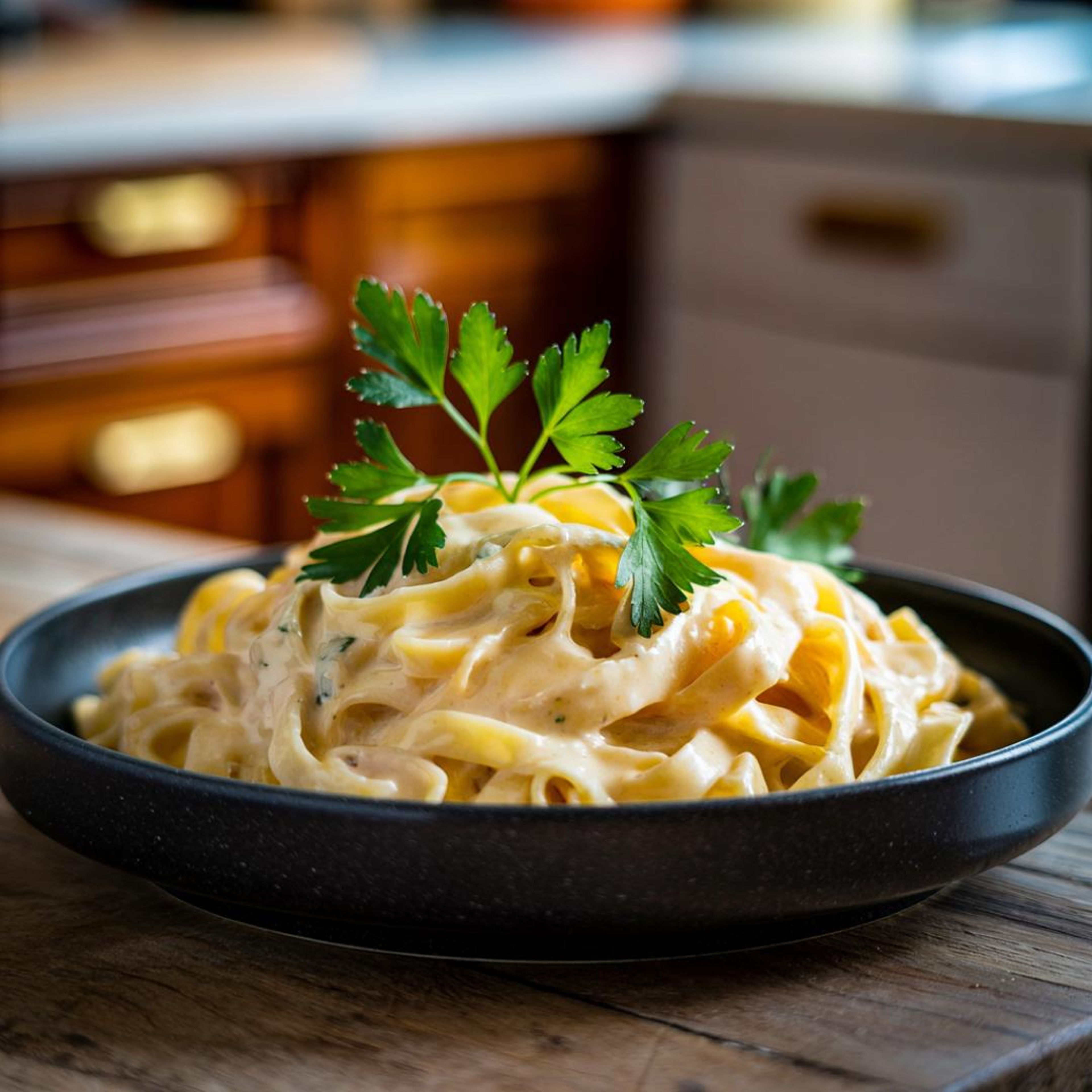 Fettuccine Alfredo.
