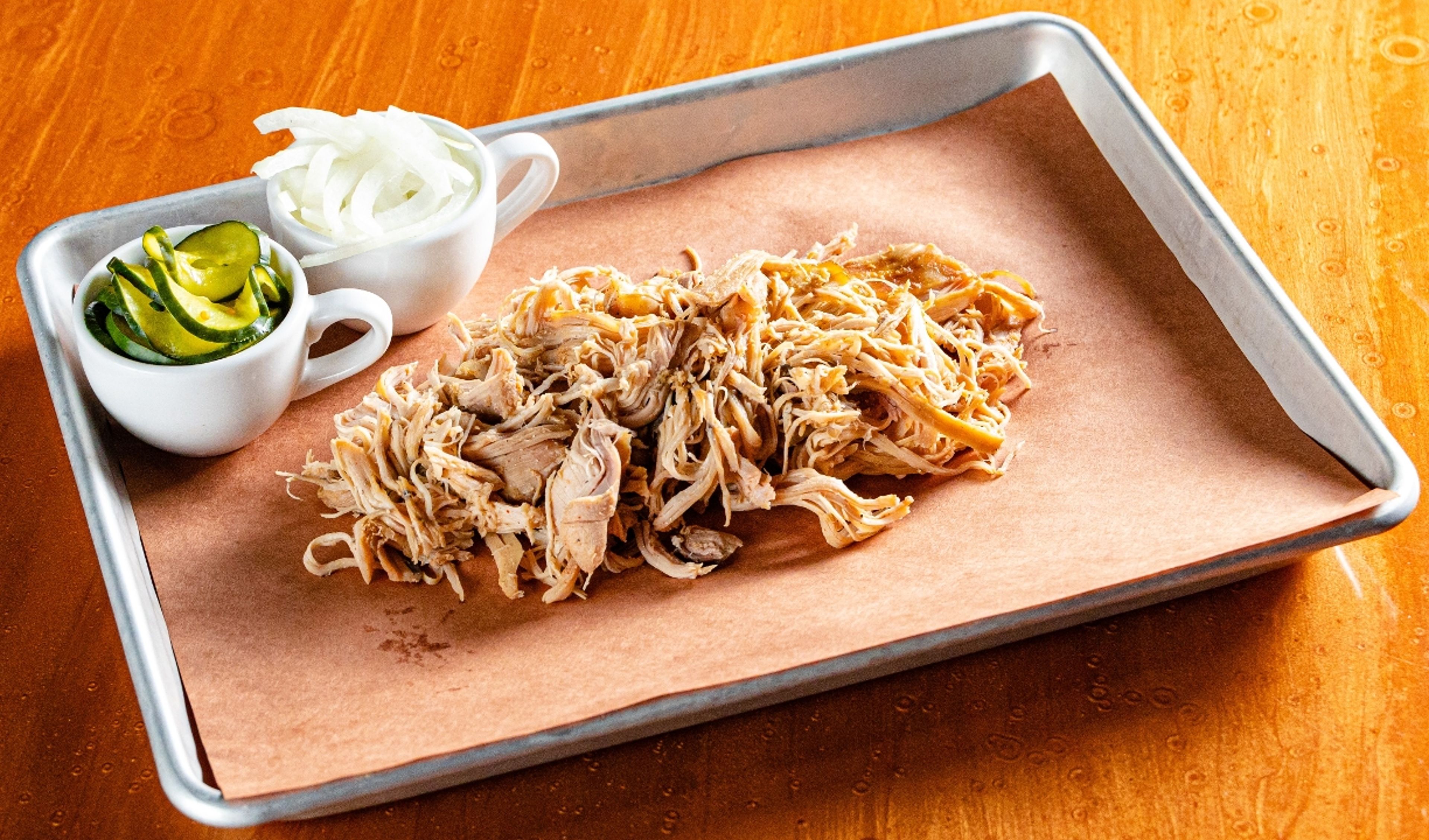 BBQ Pulled Chicken.