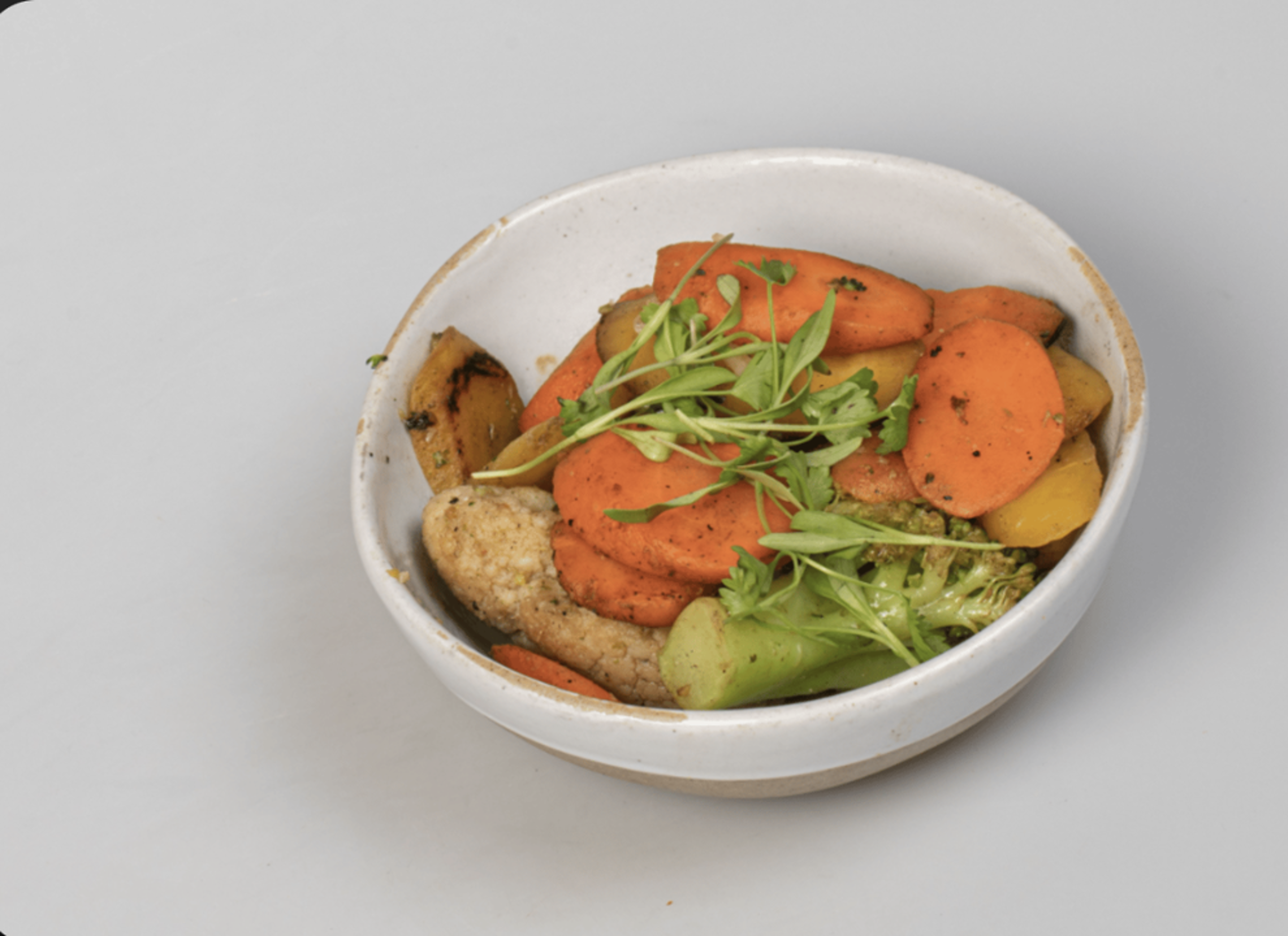 Wok Smoked Vegetables Side.