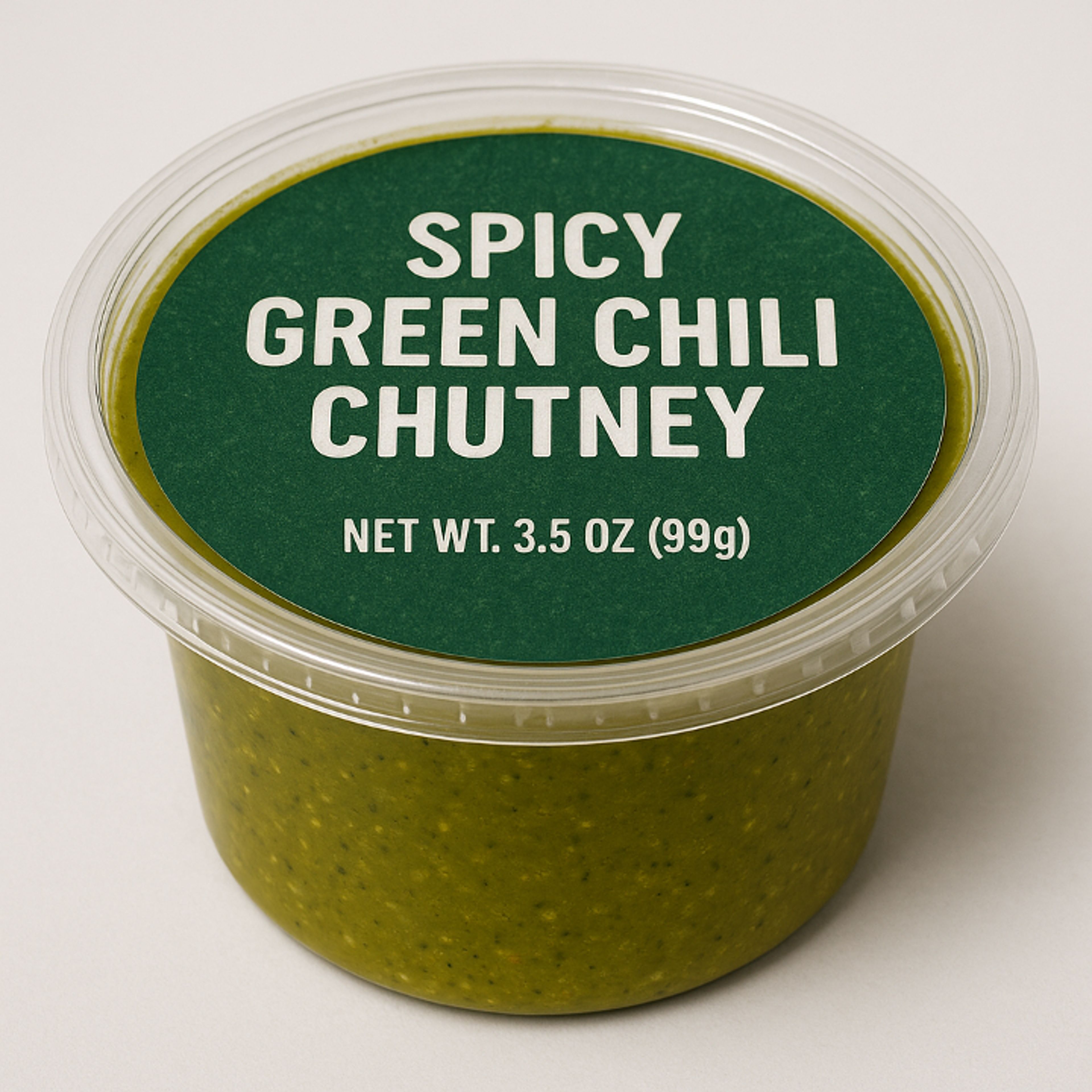 🌶️ Spicy Green Chili Chutney (3.25oz).
