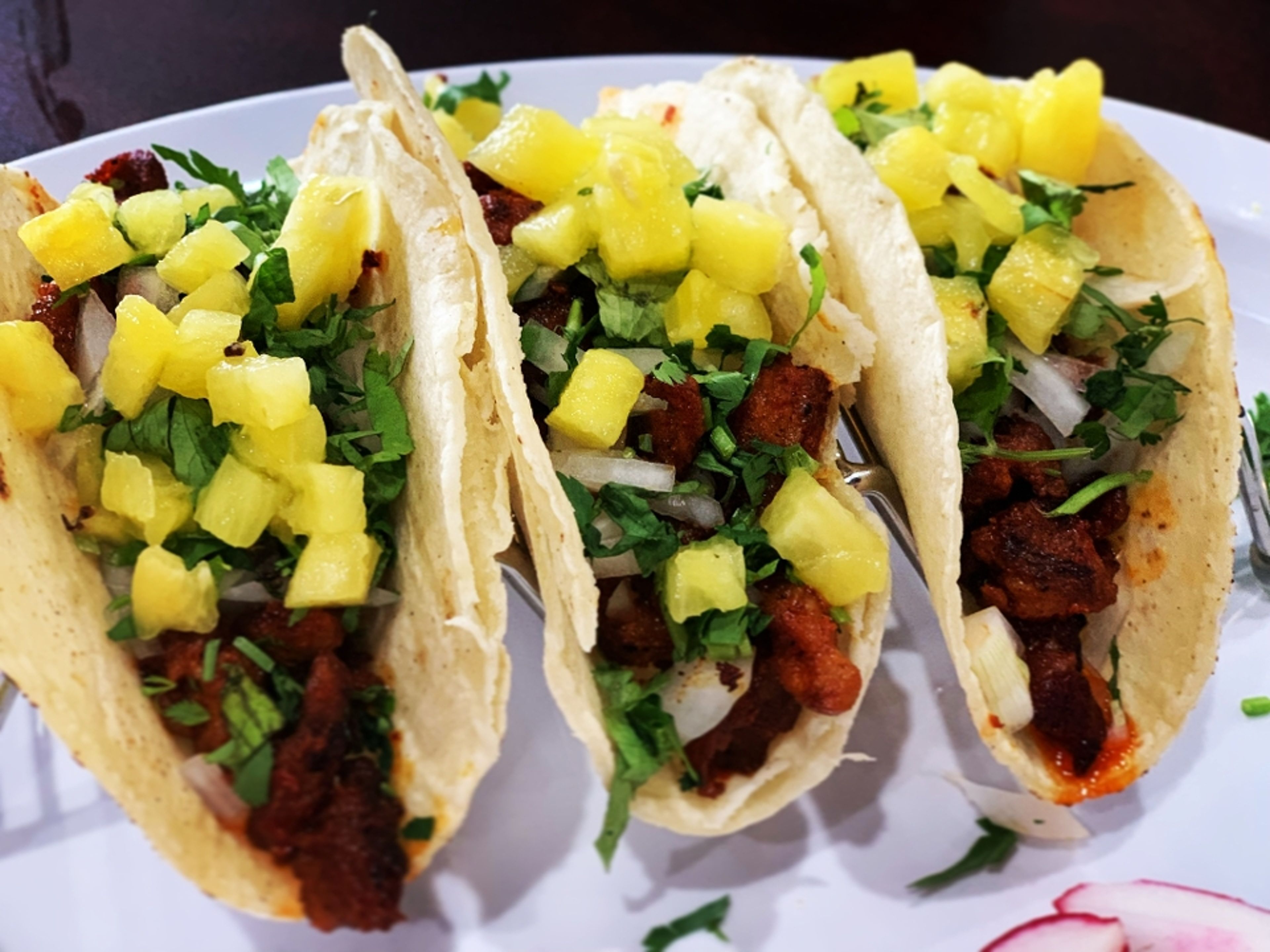 Al Pastor Hawaino Taco