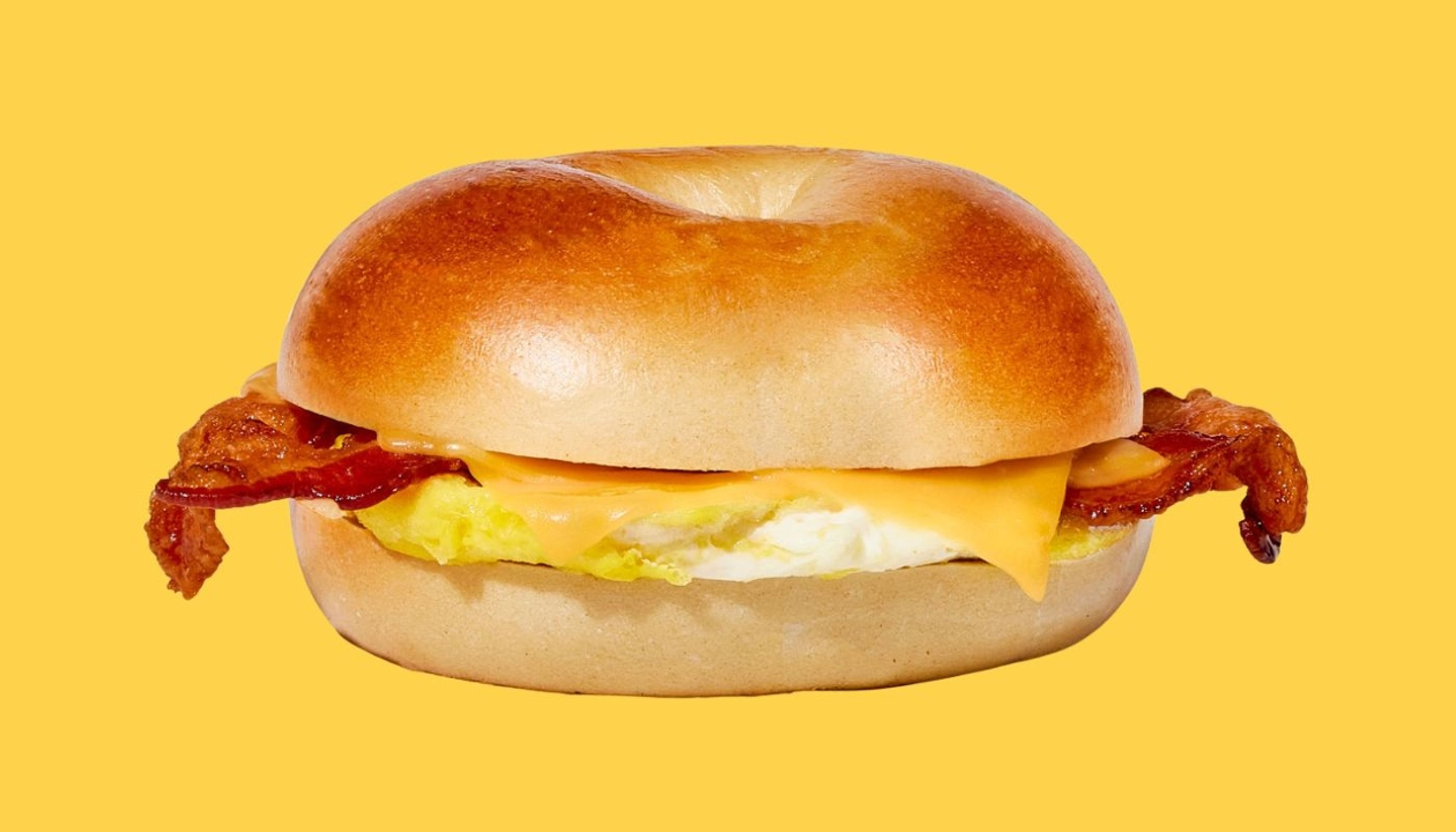 Meat, Egg, and Cheese Bagel.