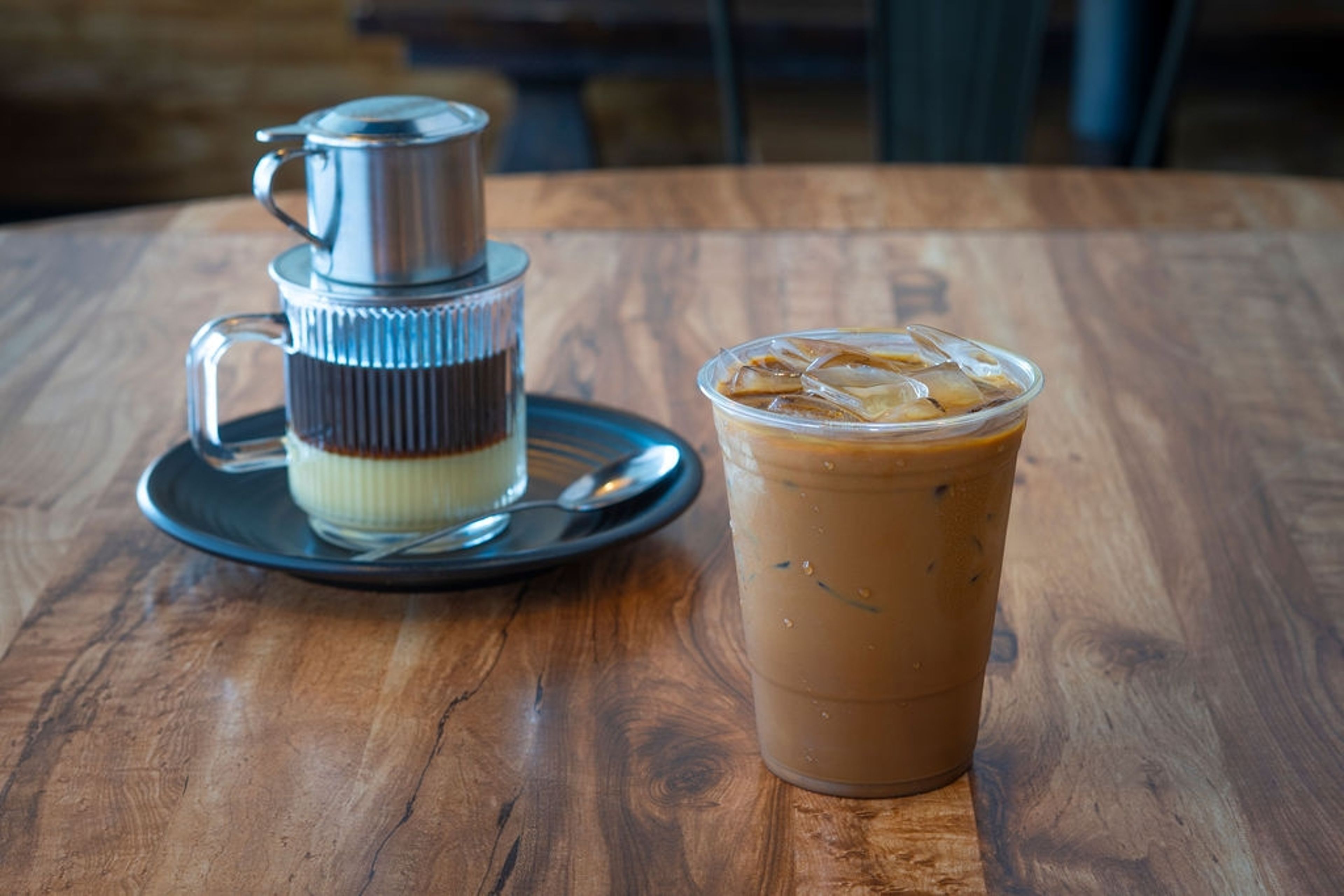 Cafe Su Da - Vietnamese Iced Coffee.