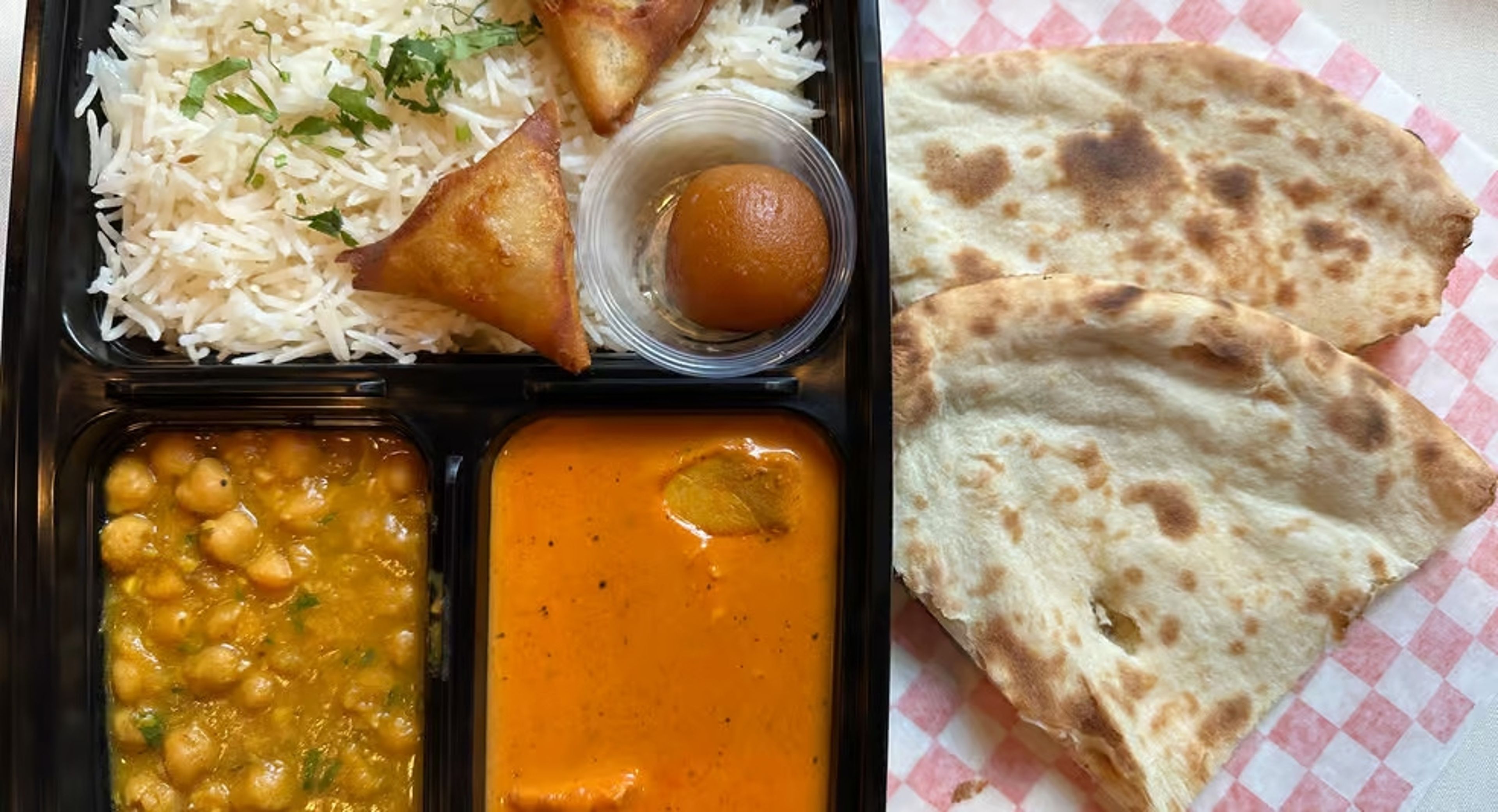 Mutter Paneer Lunch box (Vegetarian).