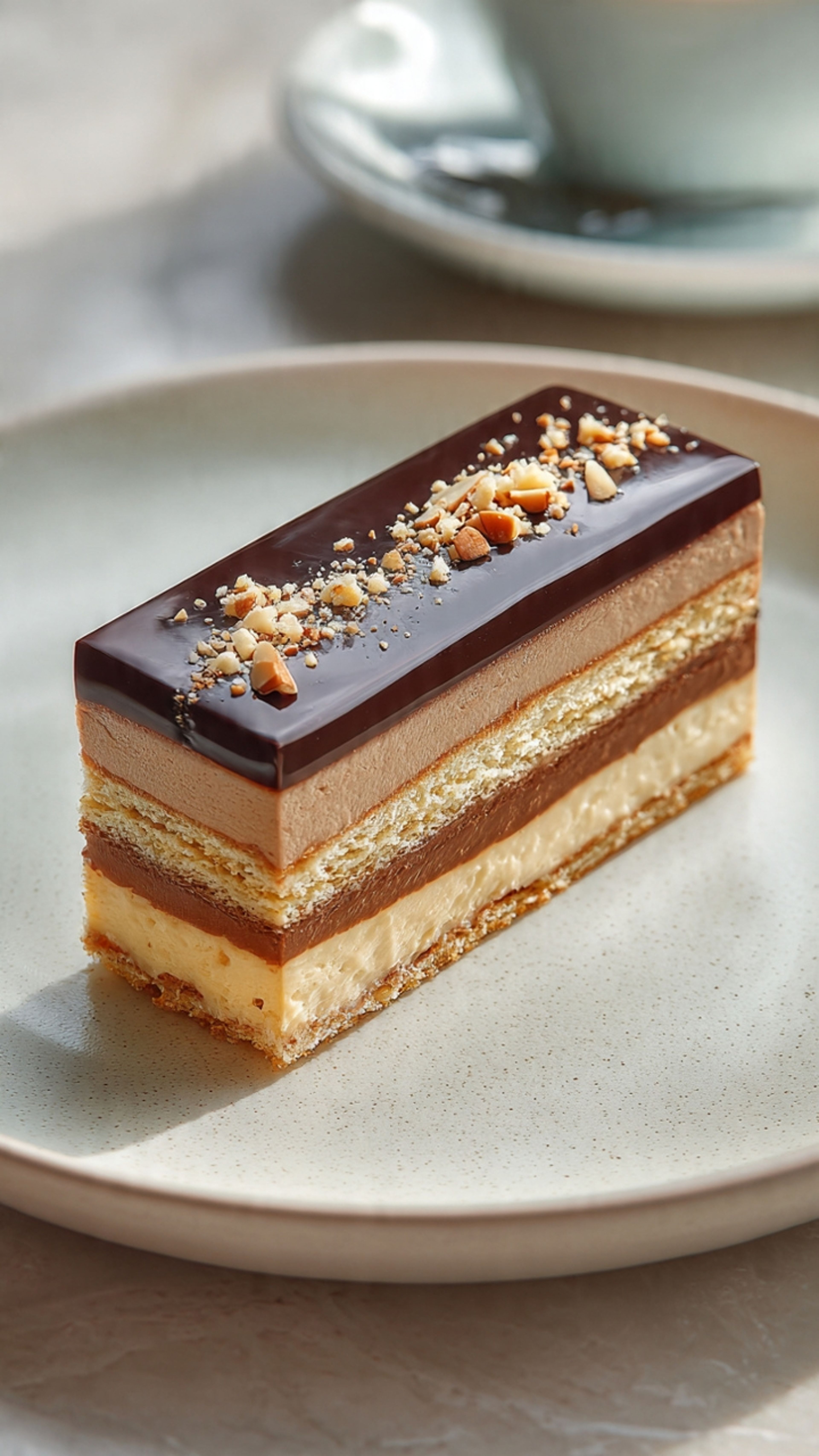 Almond Praline Cake.