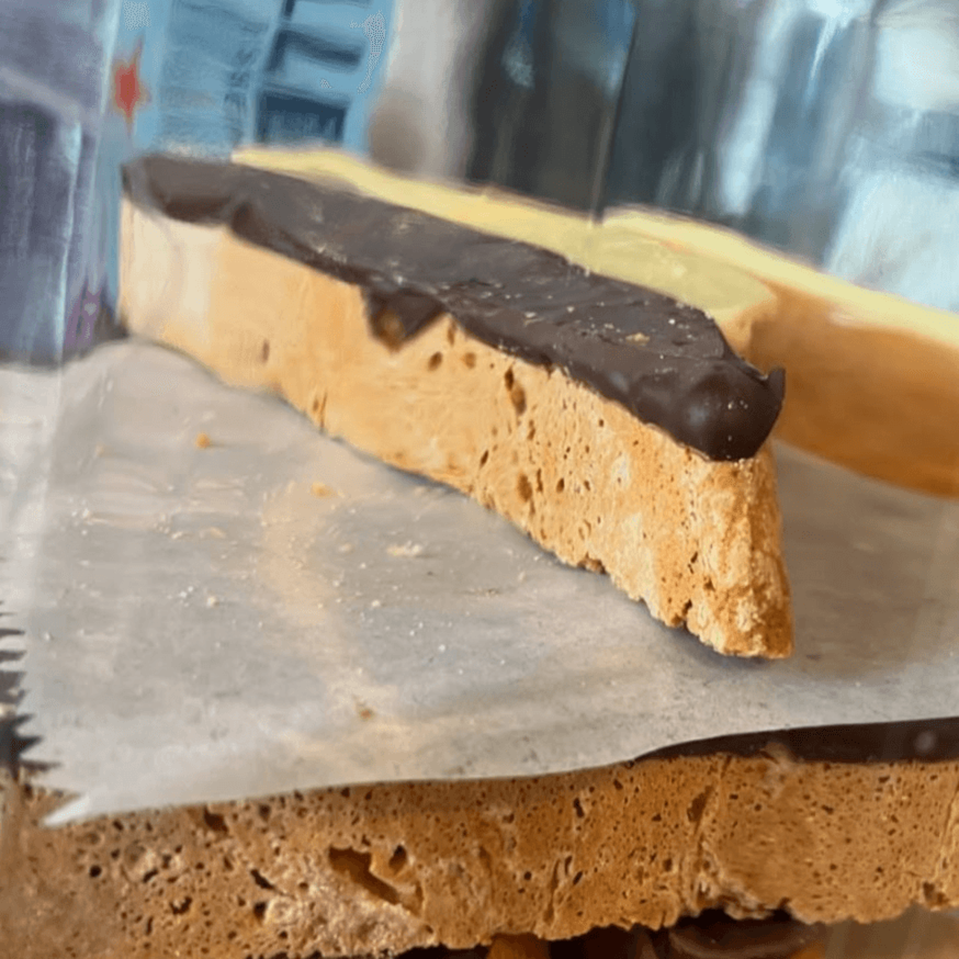 Chocolate almond Biscotti (Dark or White).