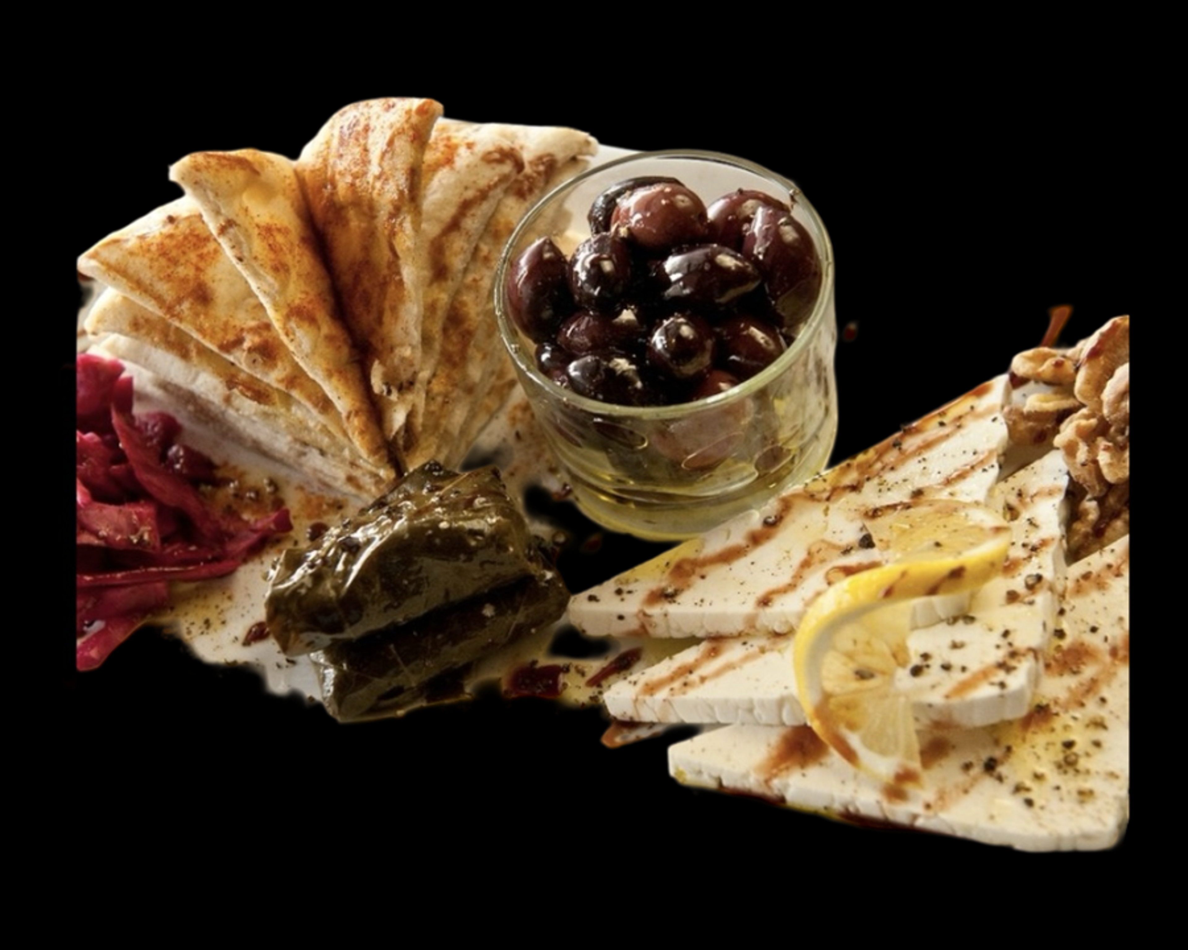 FETA, OLIVES.