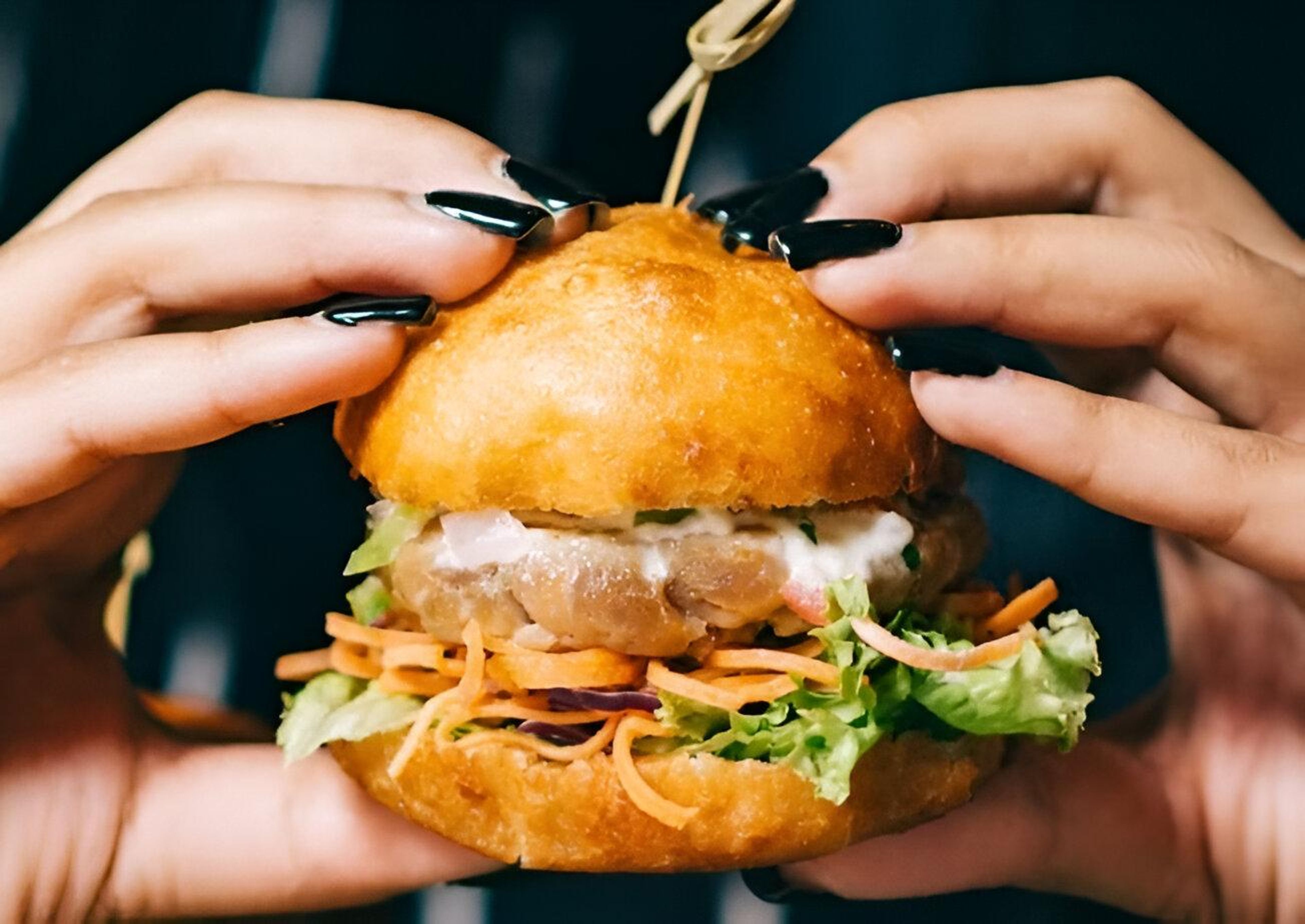 Chicken cutlet sandwich.