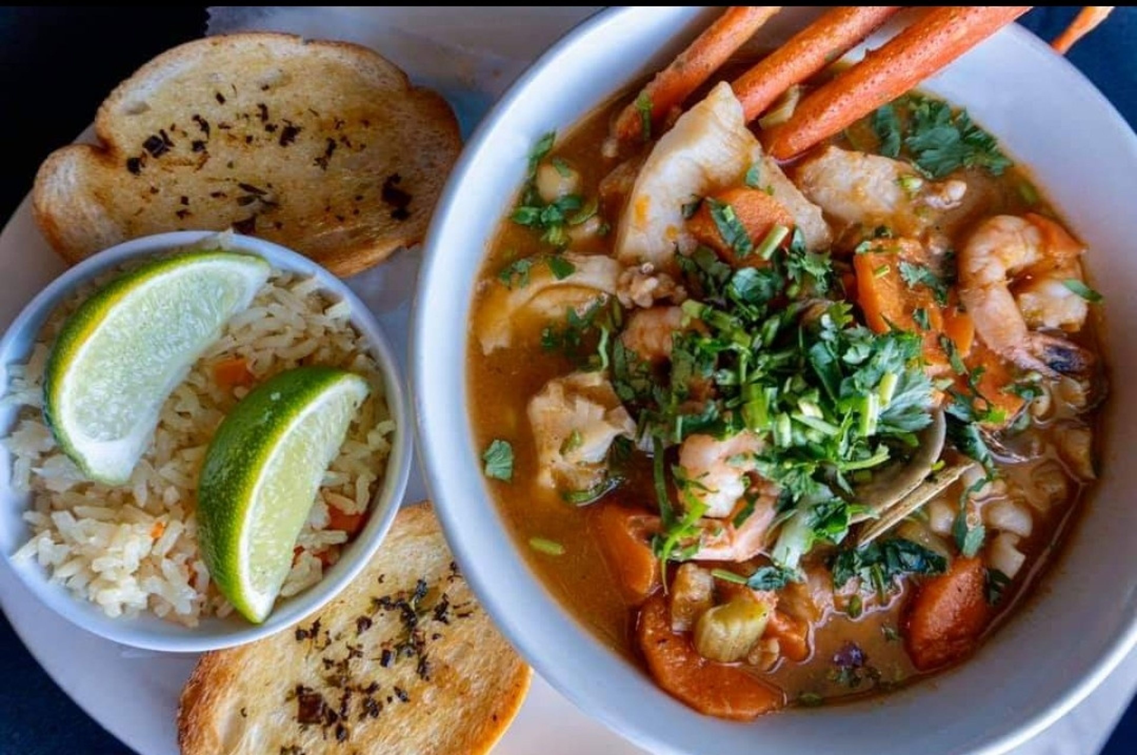Sopa de Mariscos.