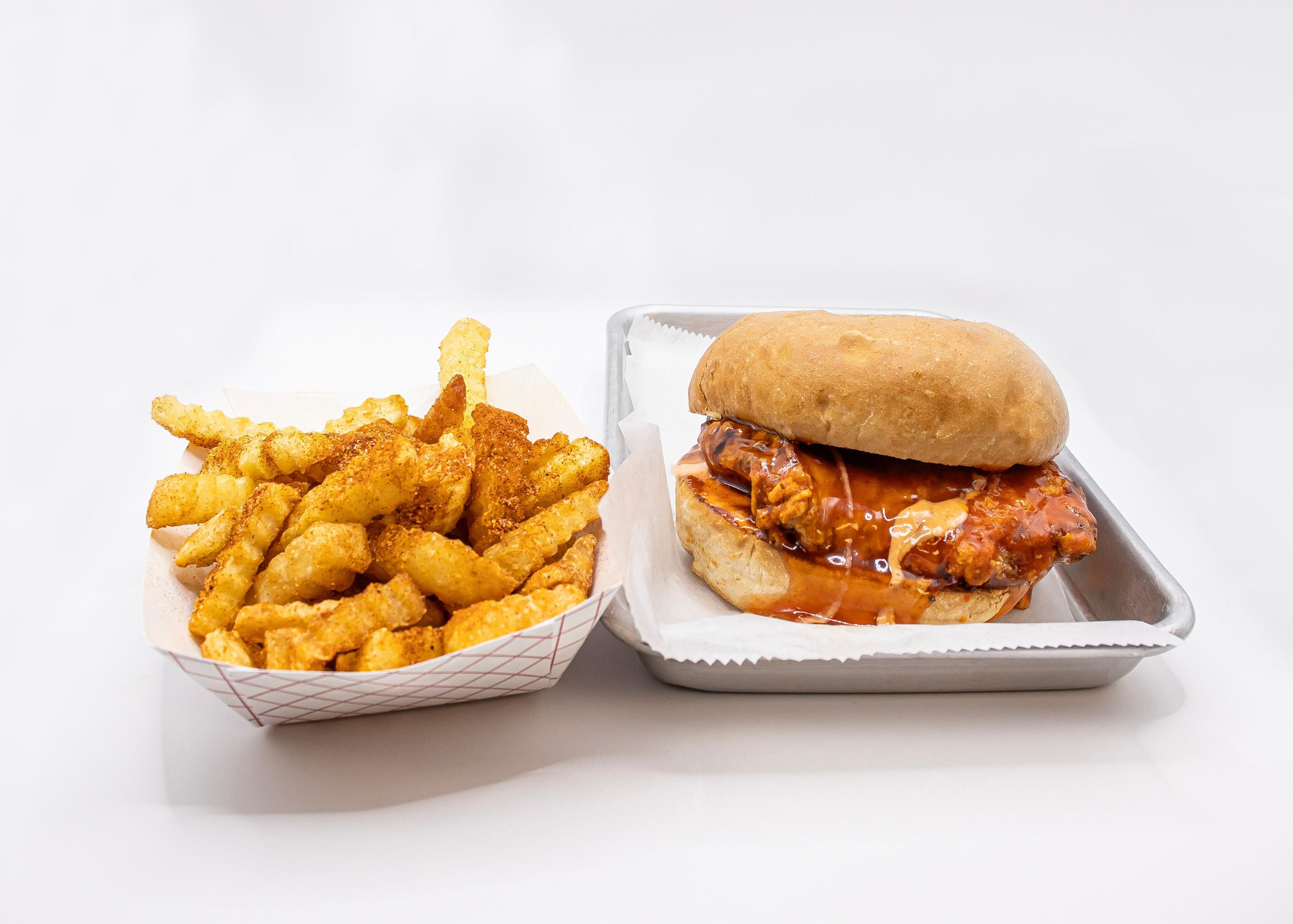 Saucy Chicken Sandwich Combo.