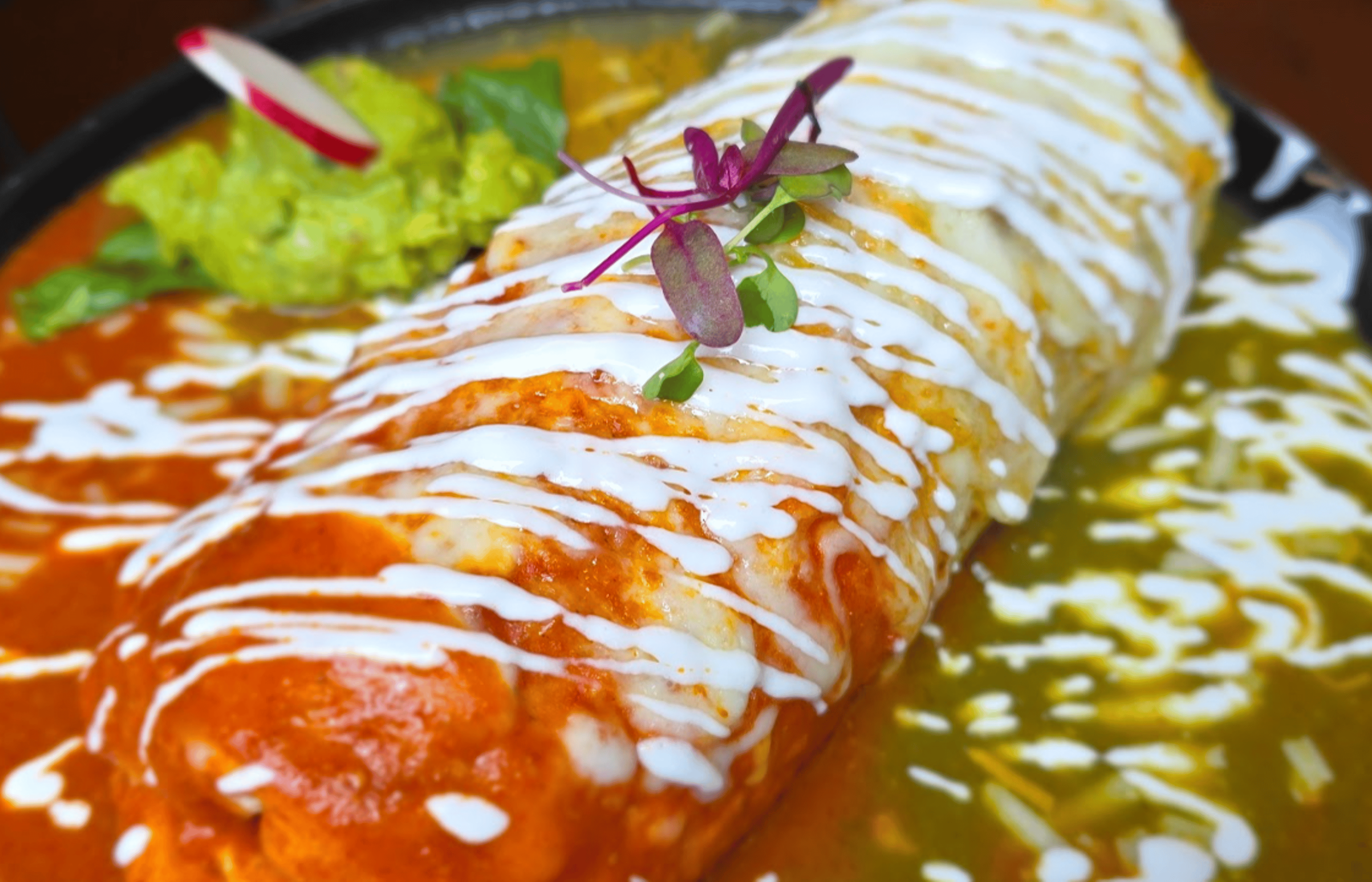 Wet Burrito two Meats.