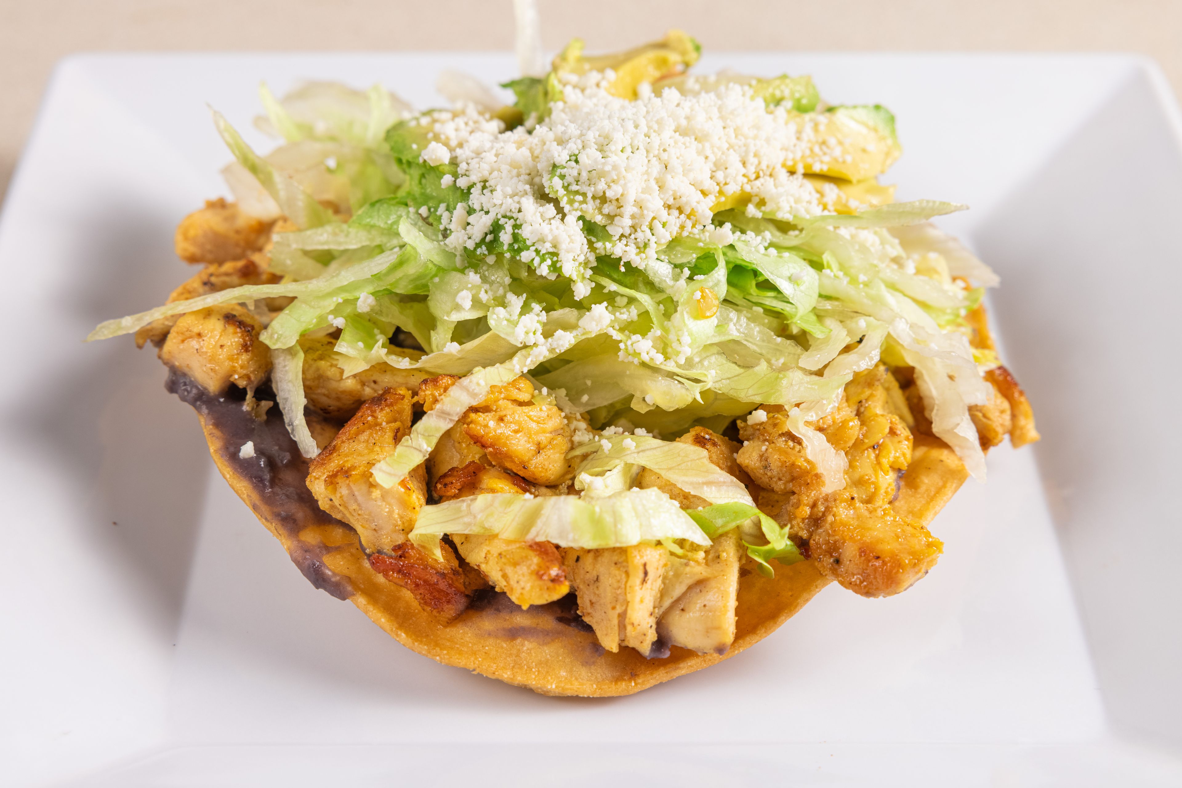 Chicken Tostada.