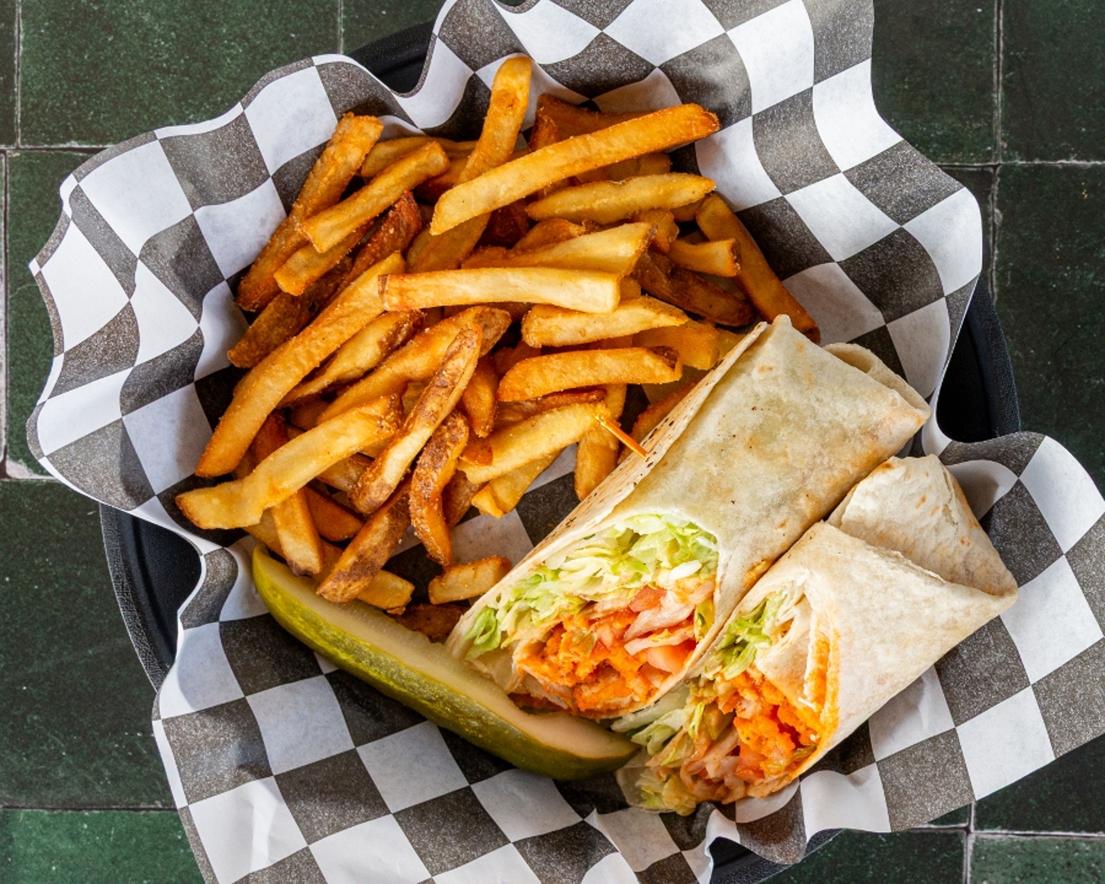 Buffalo Chicken Wrap.