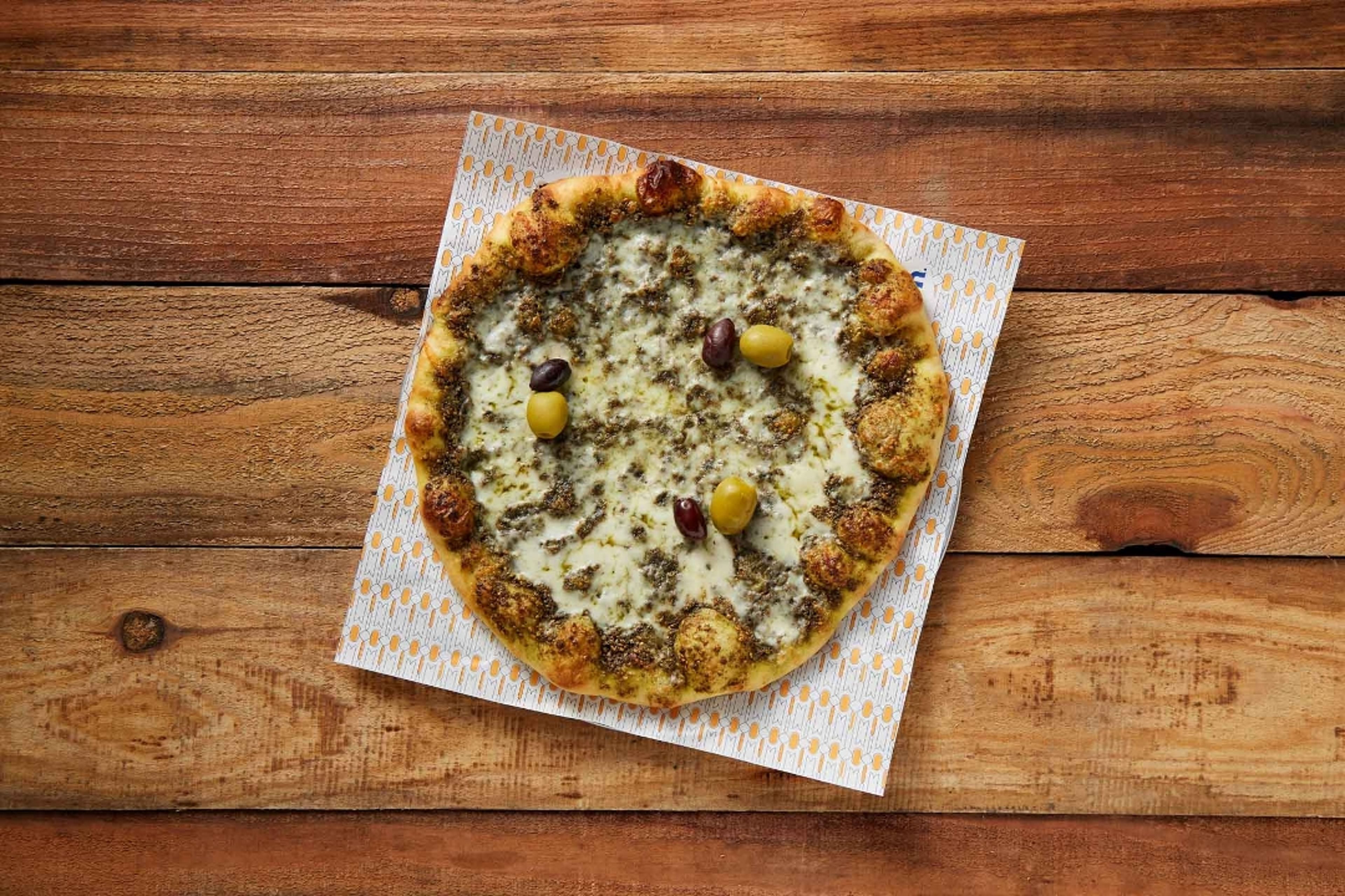 Zaatar & Cheese Manakish.