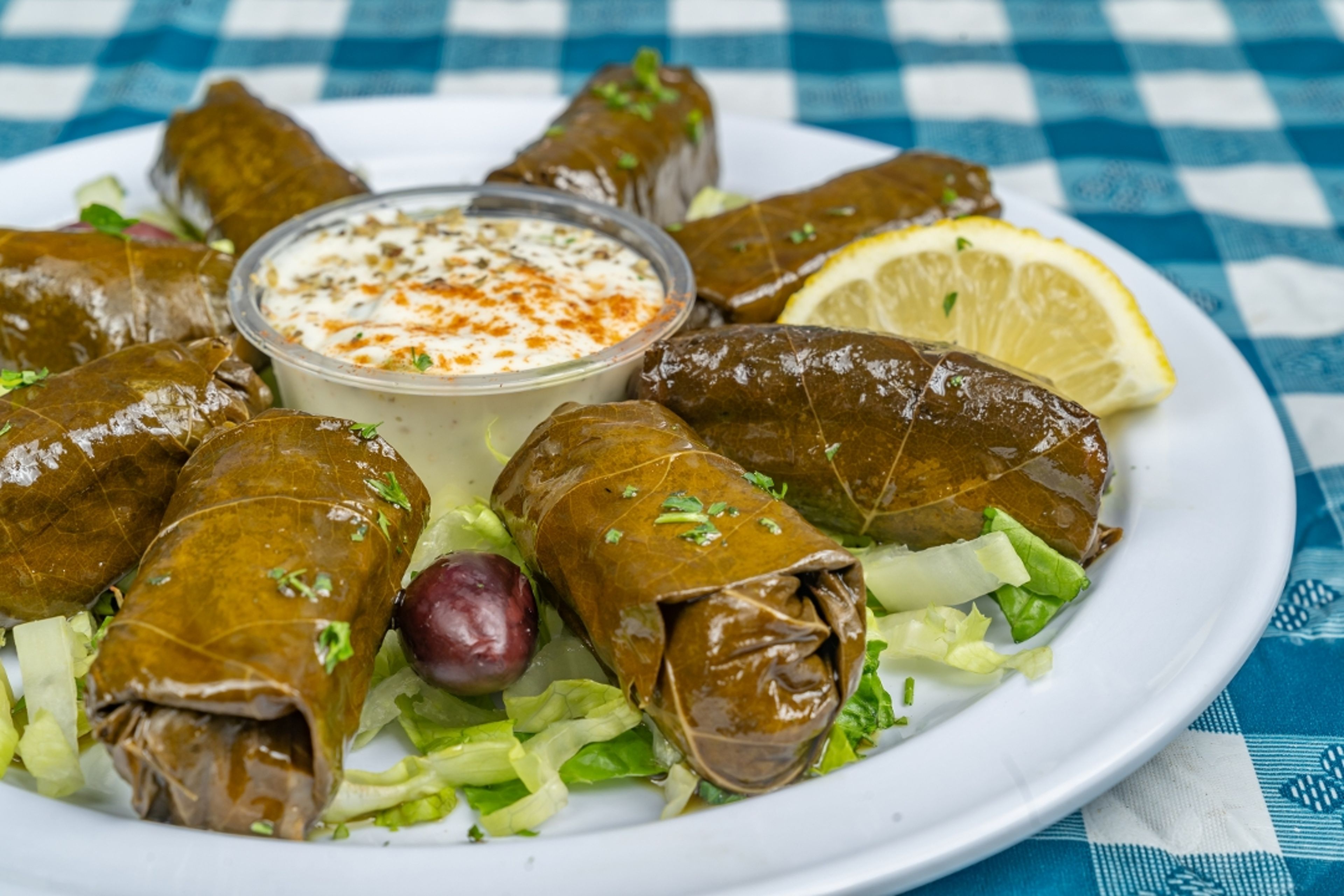Dolmades.
