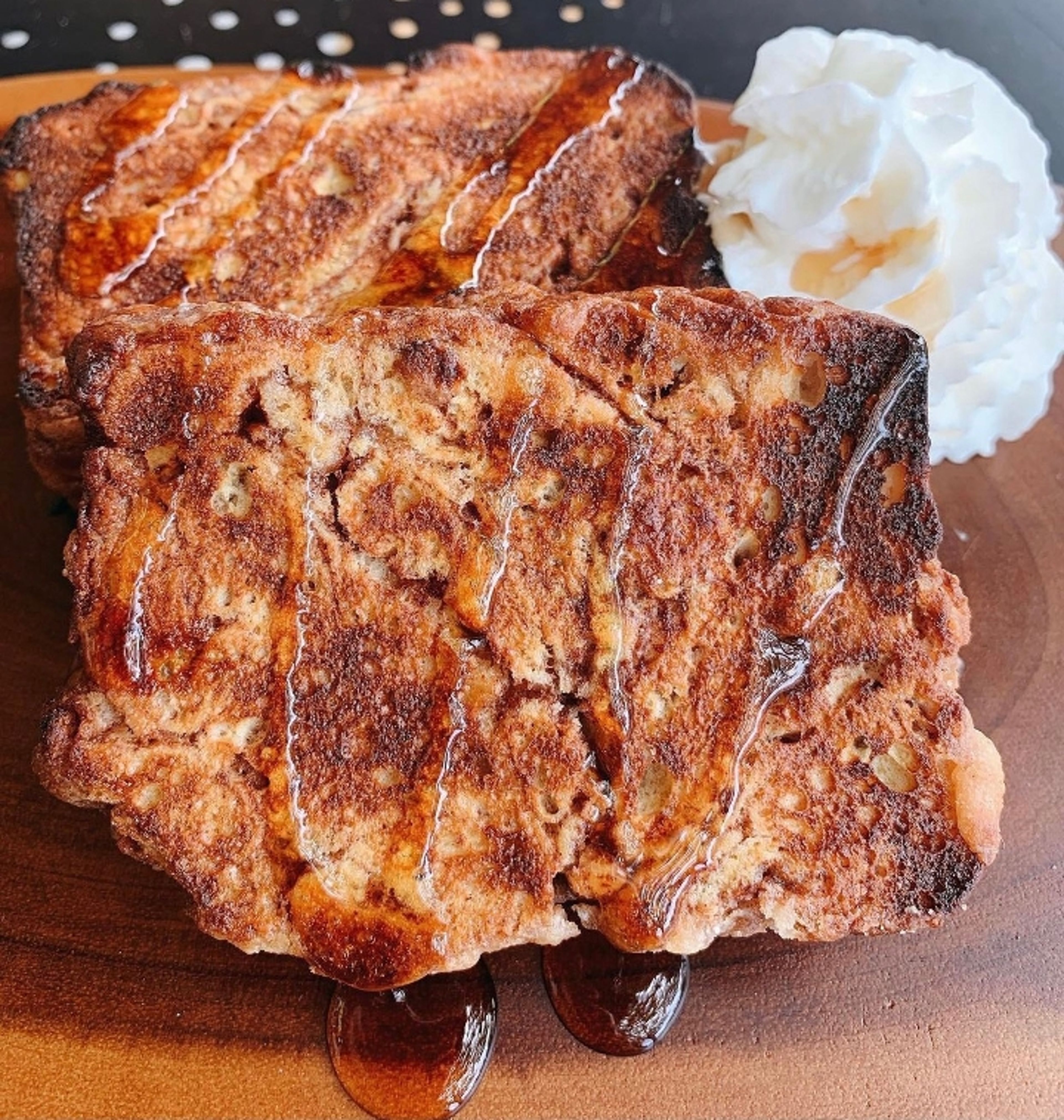 Greenlee's Signature French Toast Slice.