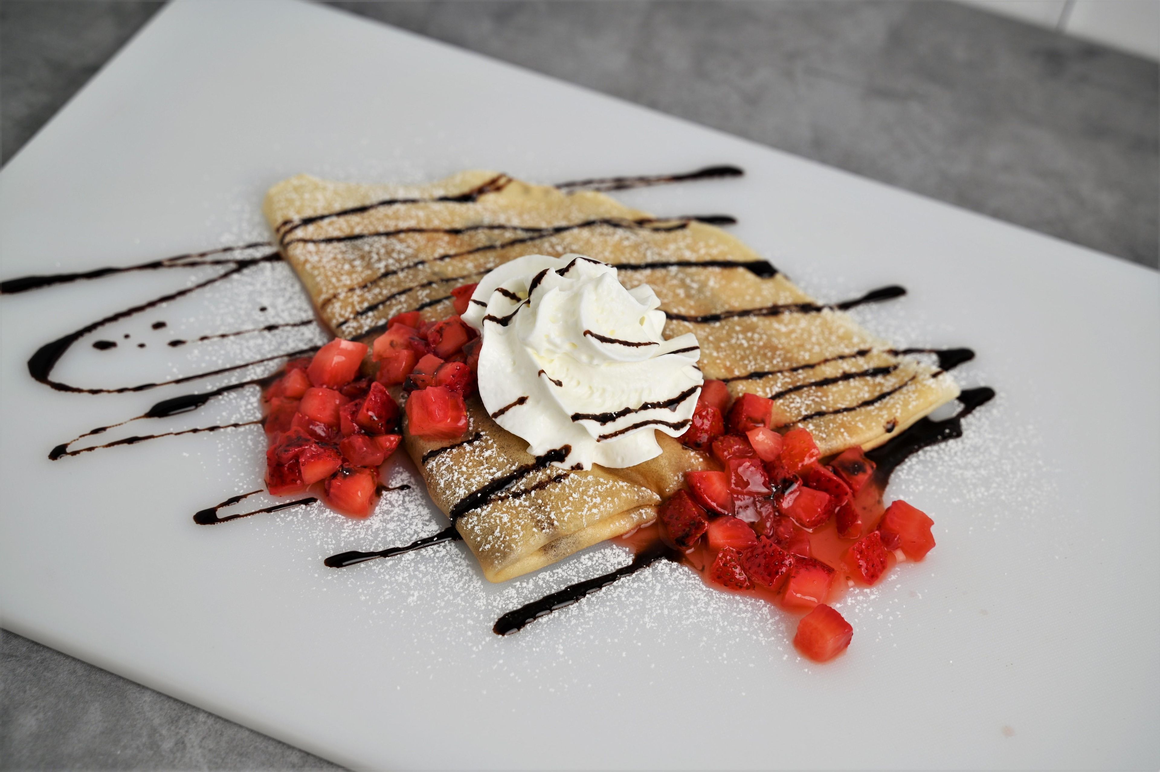 Chocolate Strawberry Crepe.