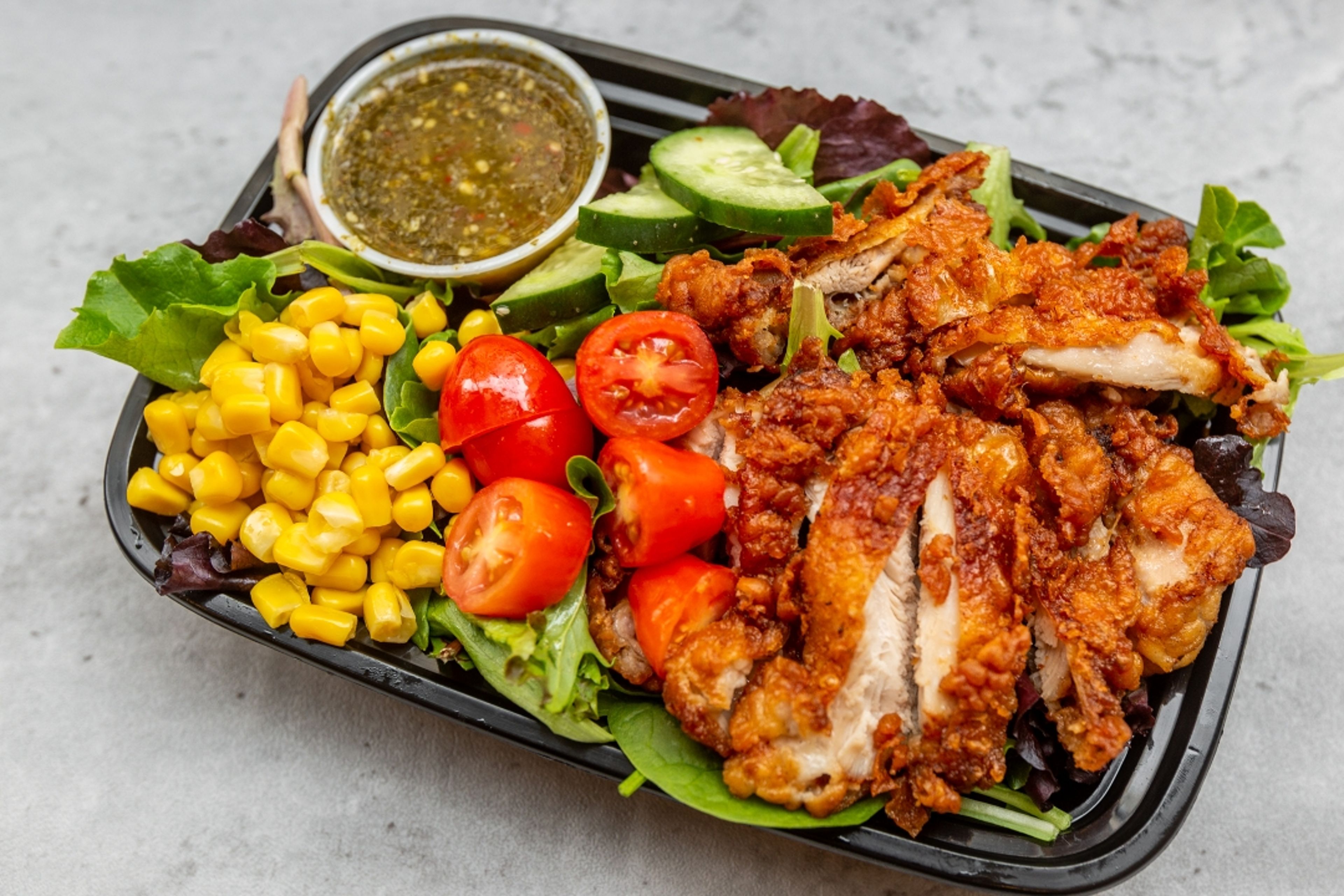 Lunch Menu: Fried Chicken, Wings, and Asian Fusion