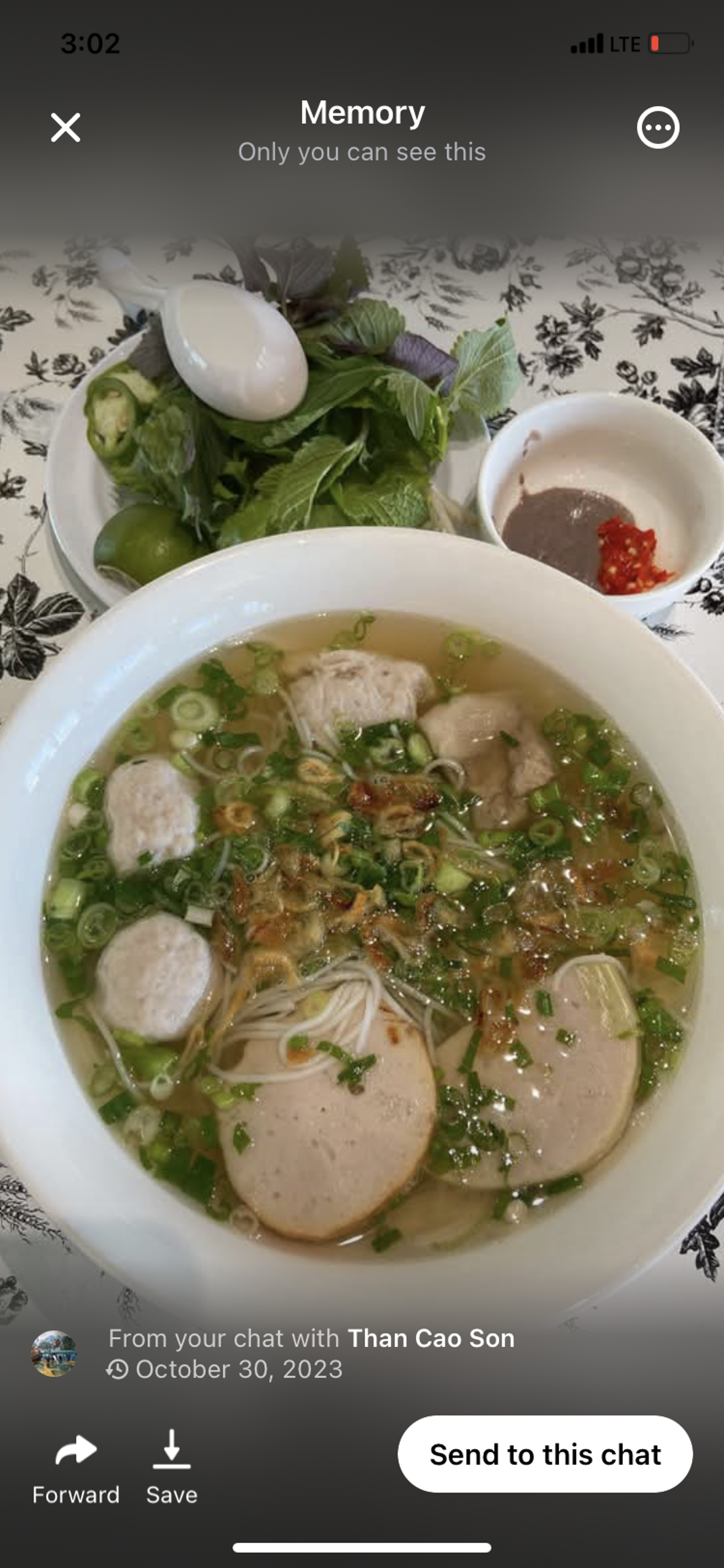 N5 - Mushroom Pork Noodle Soup - Bun Moc.