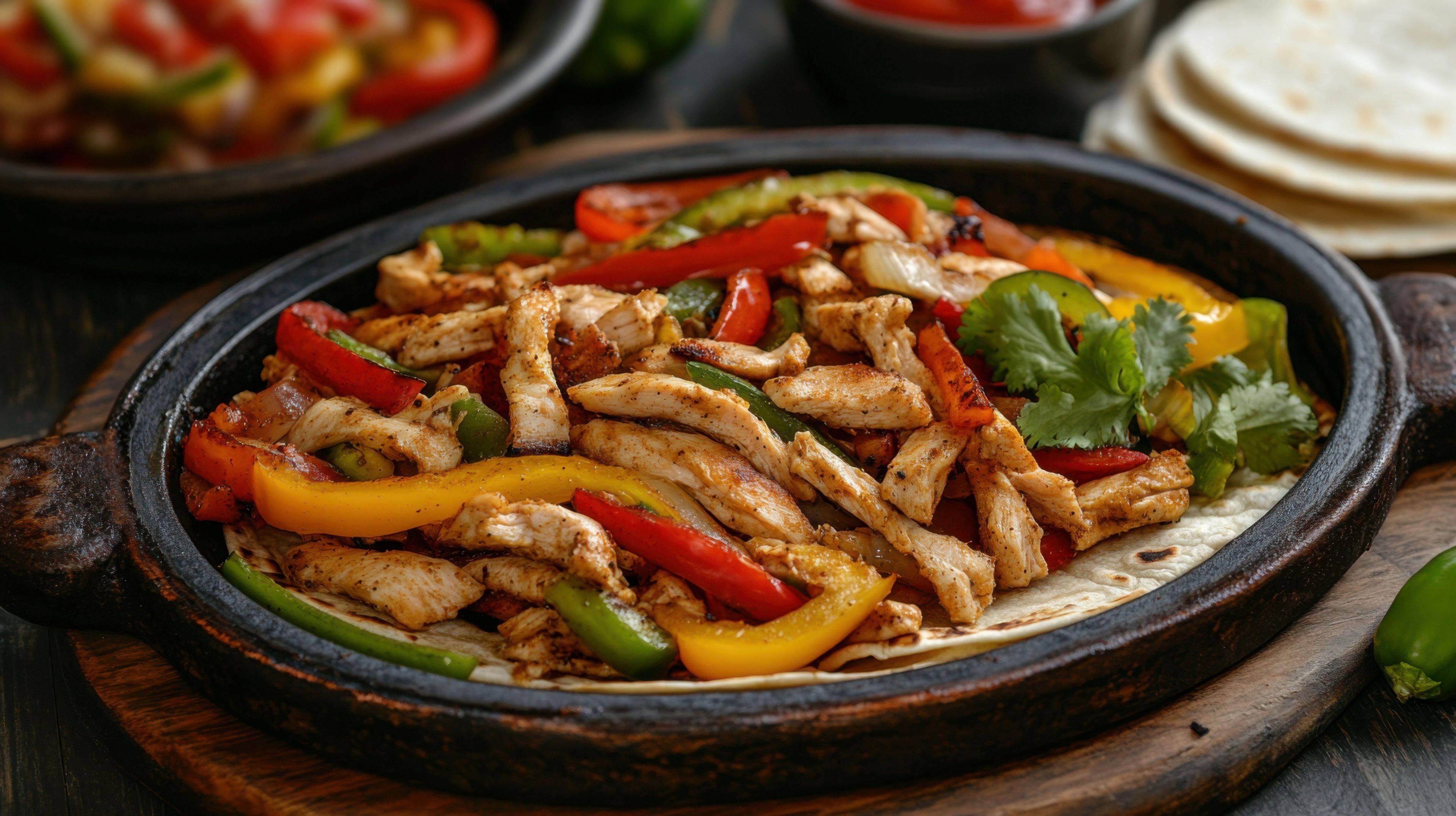 Chicken Fajitas.