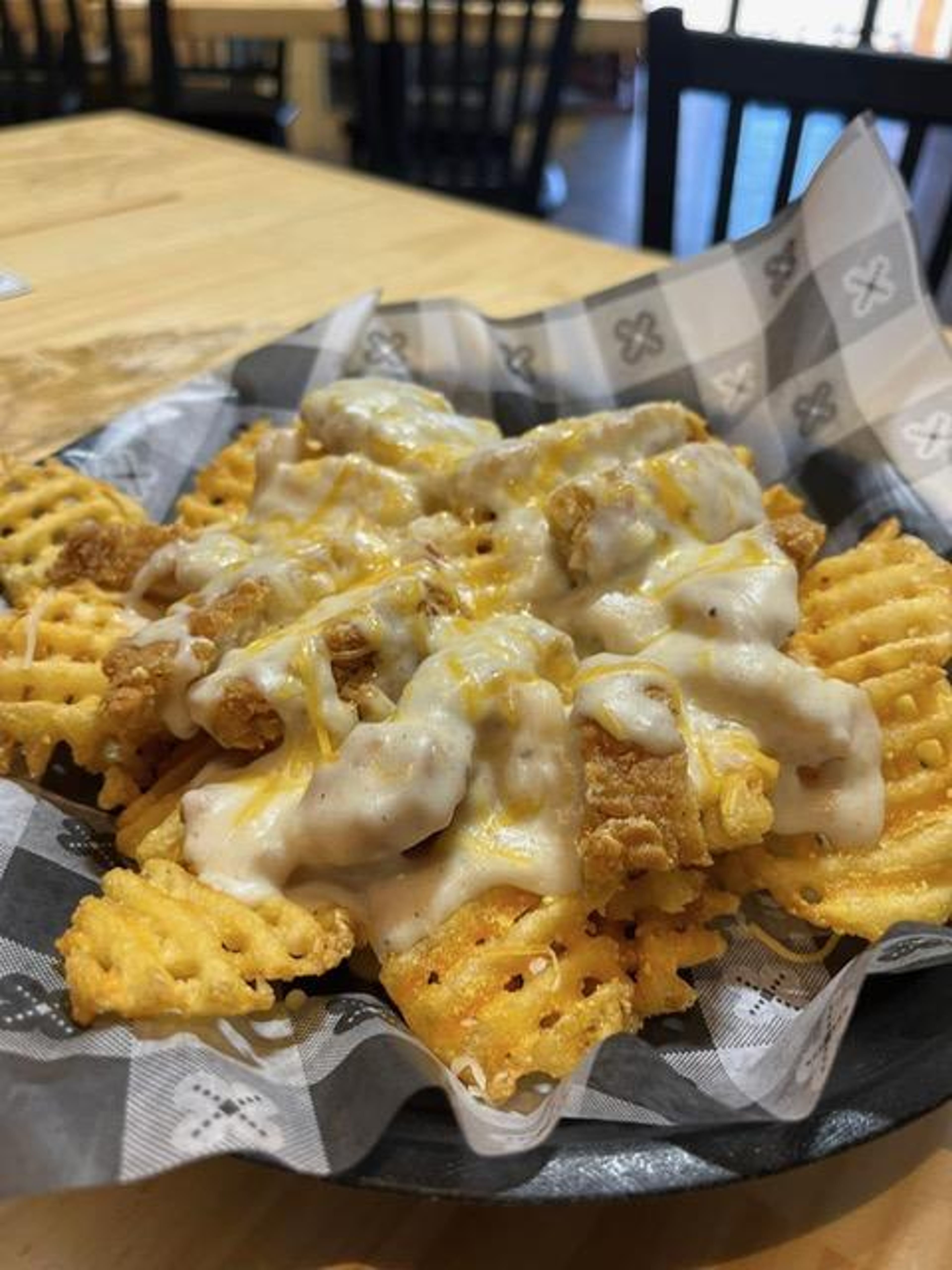 Country Waffle Fries.