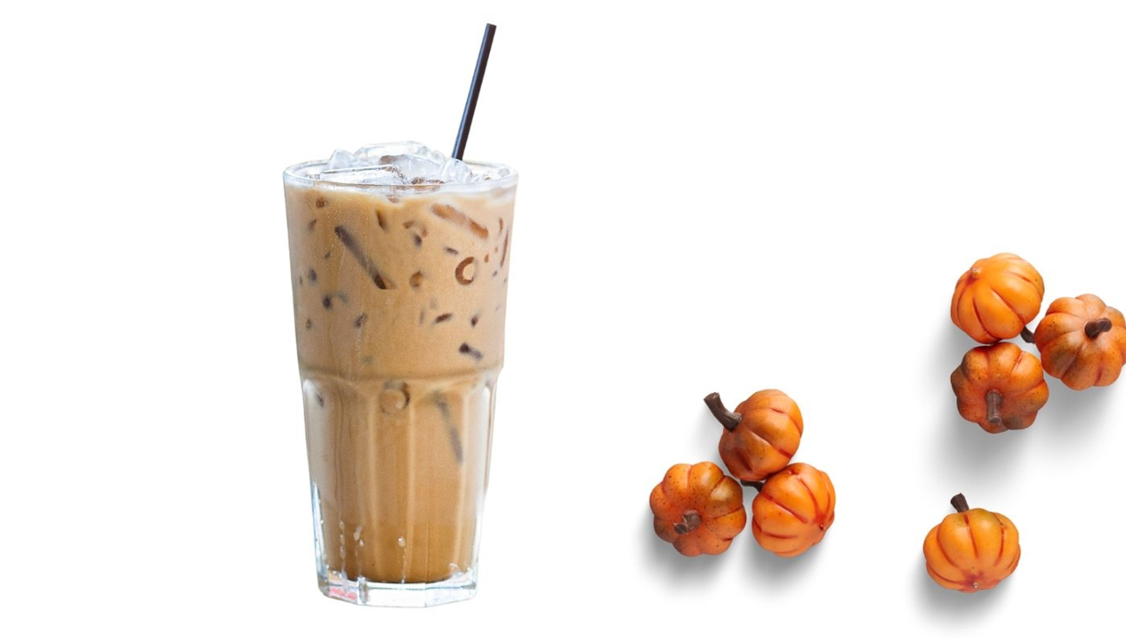 Pumpkin Iced Latte.