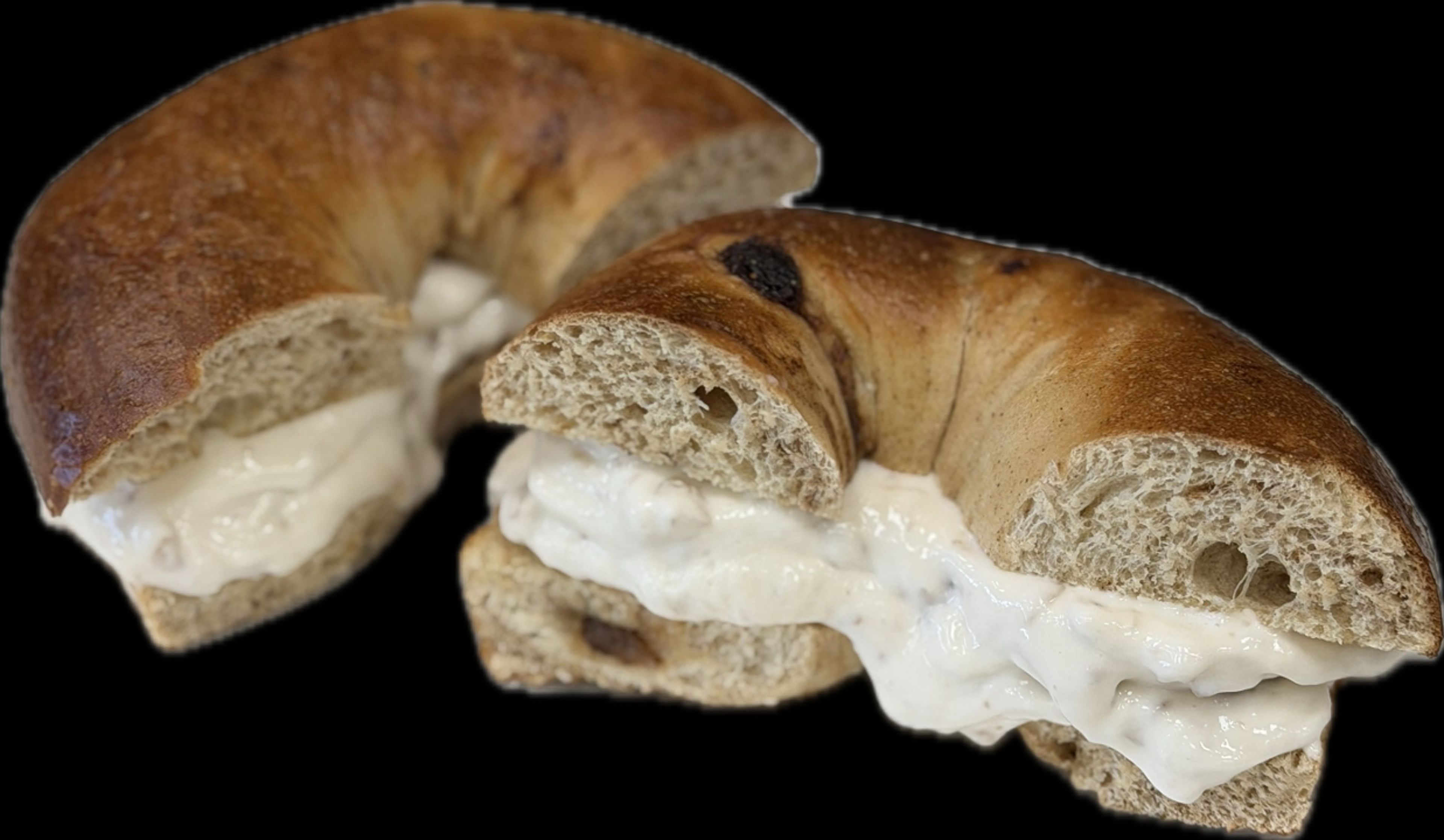 Bagel w/ Flavored Cream Cheese.