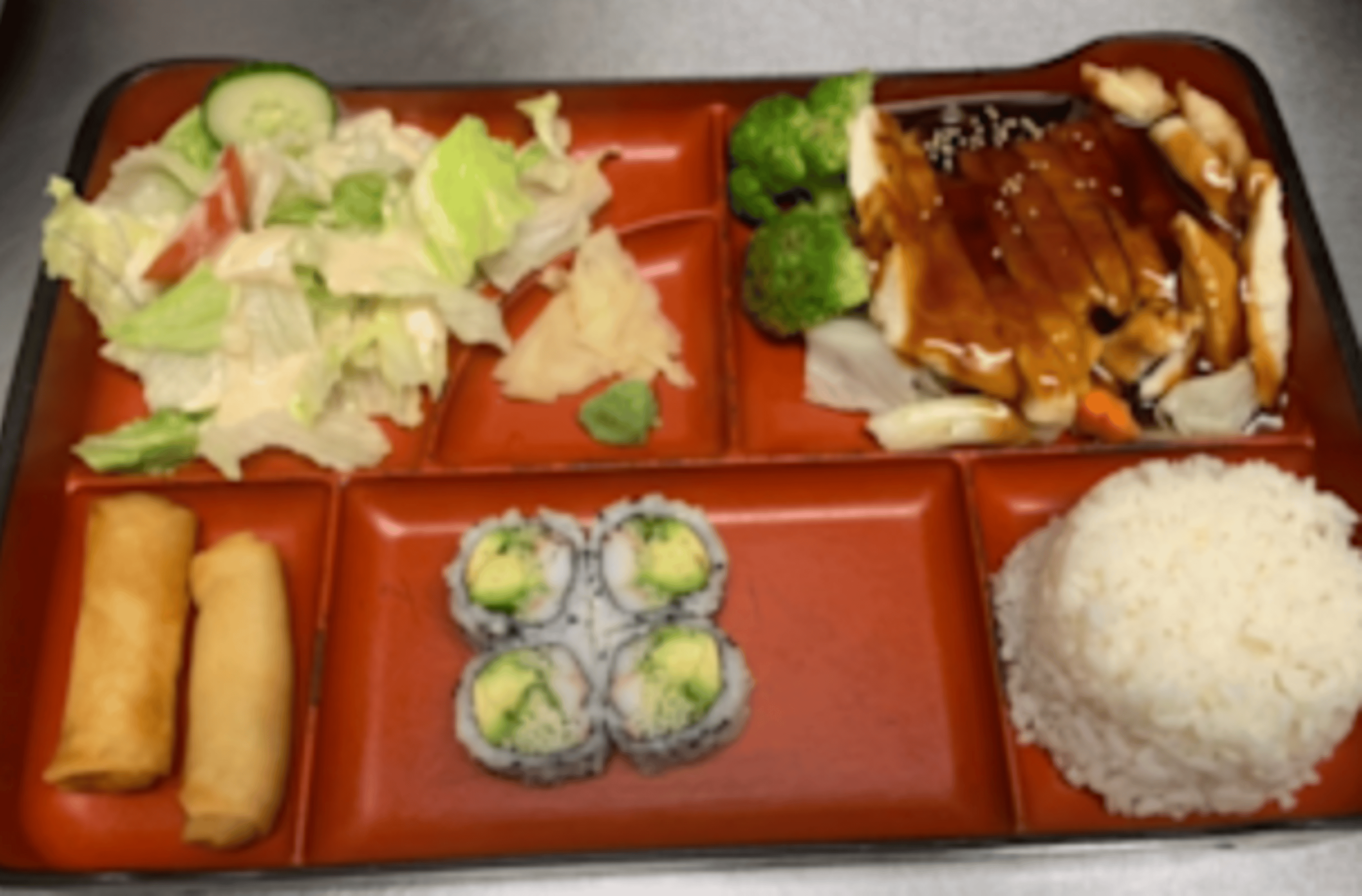 Chicken Teriyaki Dinner Bento.