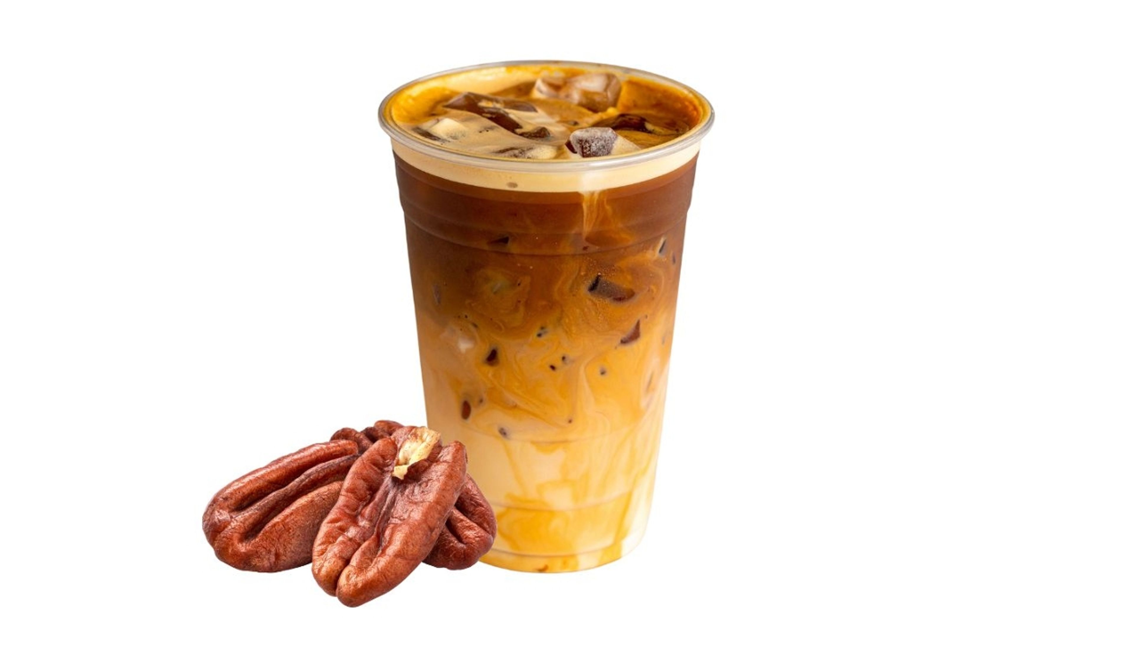Iced Toasted Pecan Latte.