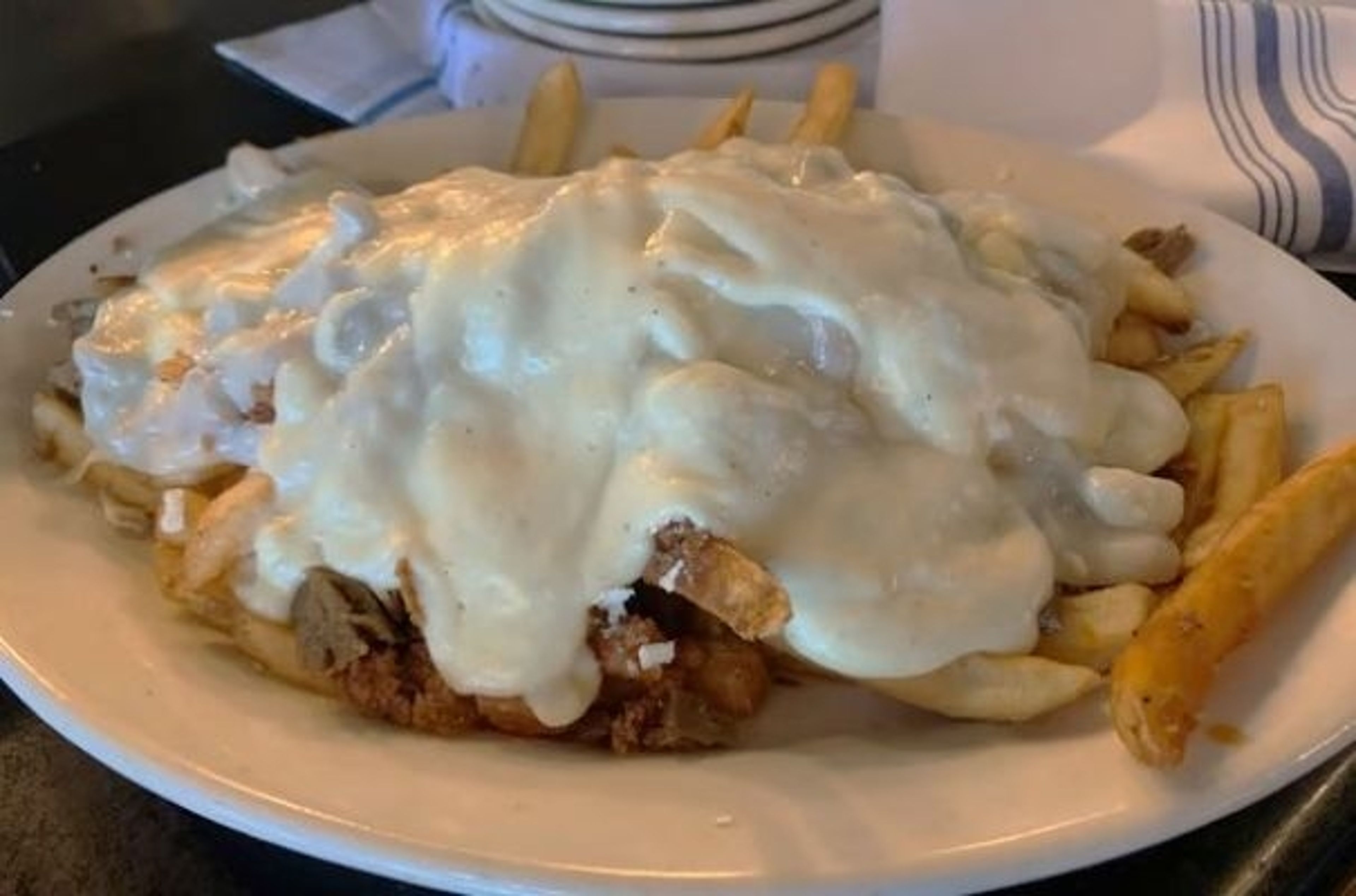 Yia Yia's Sloppy Fries.