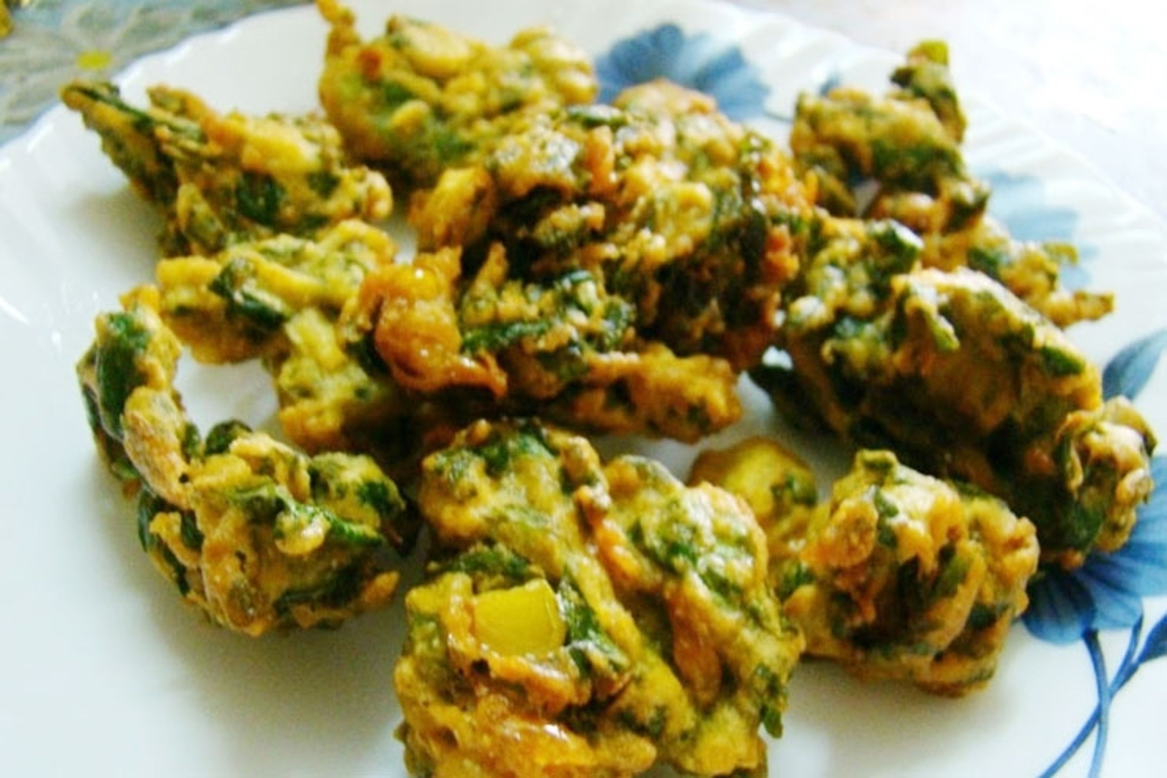 Spinach Pakora.