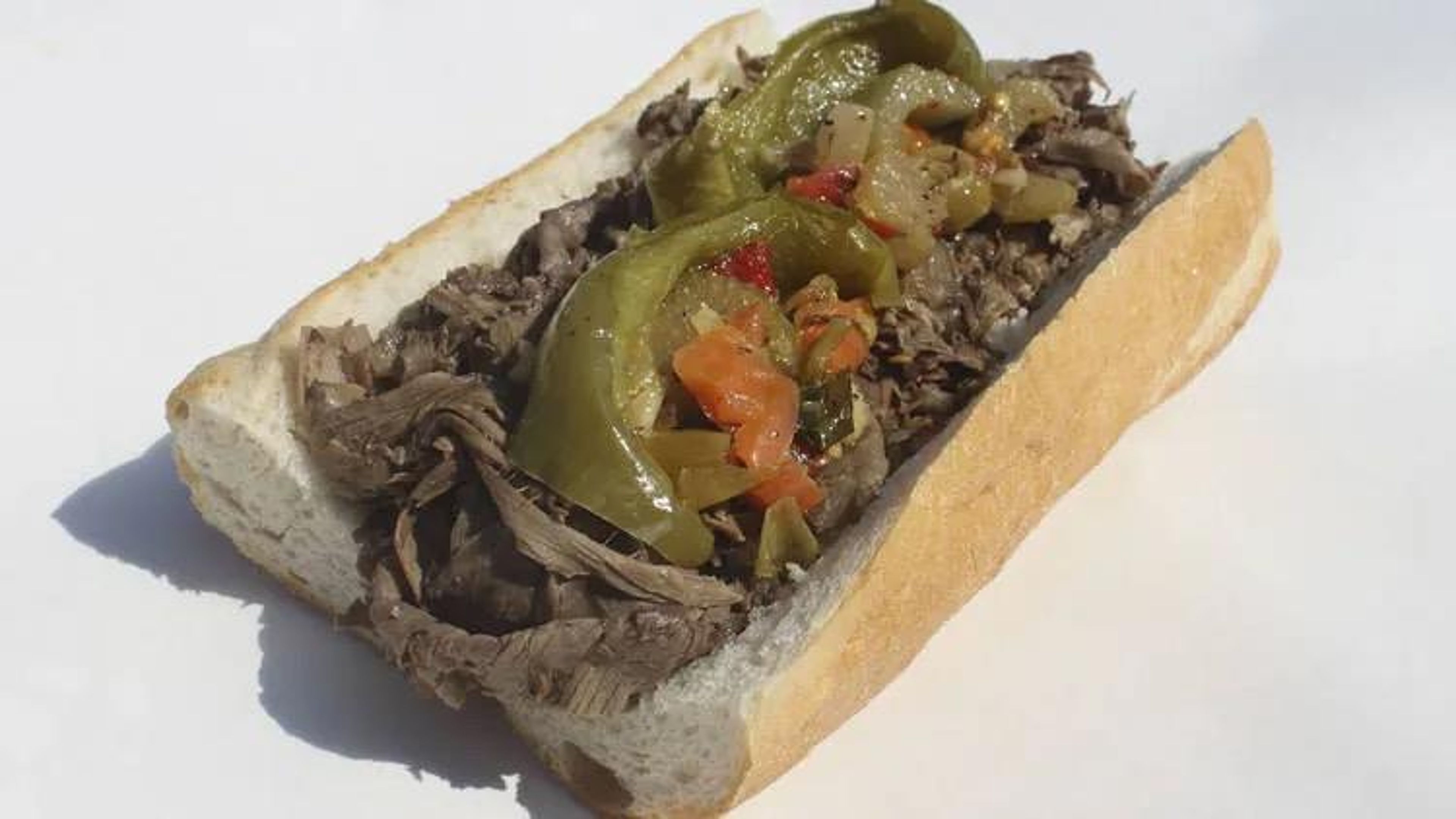 Original Italian Beef Sandwich.