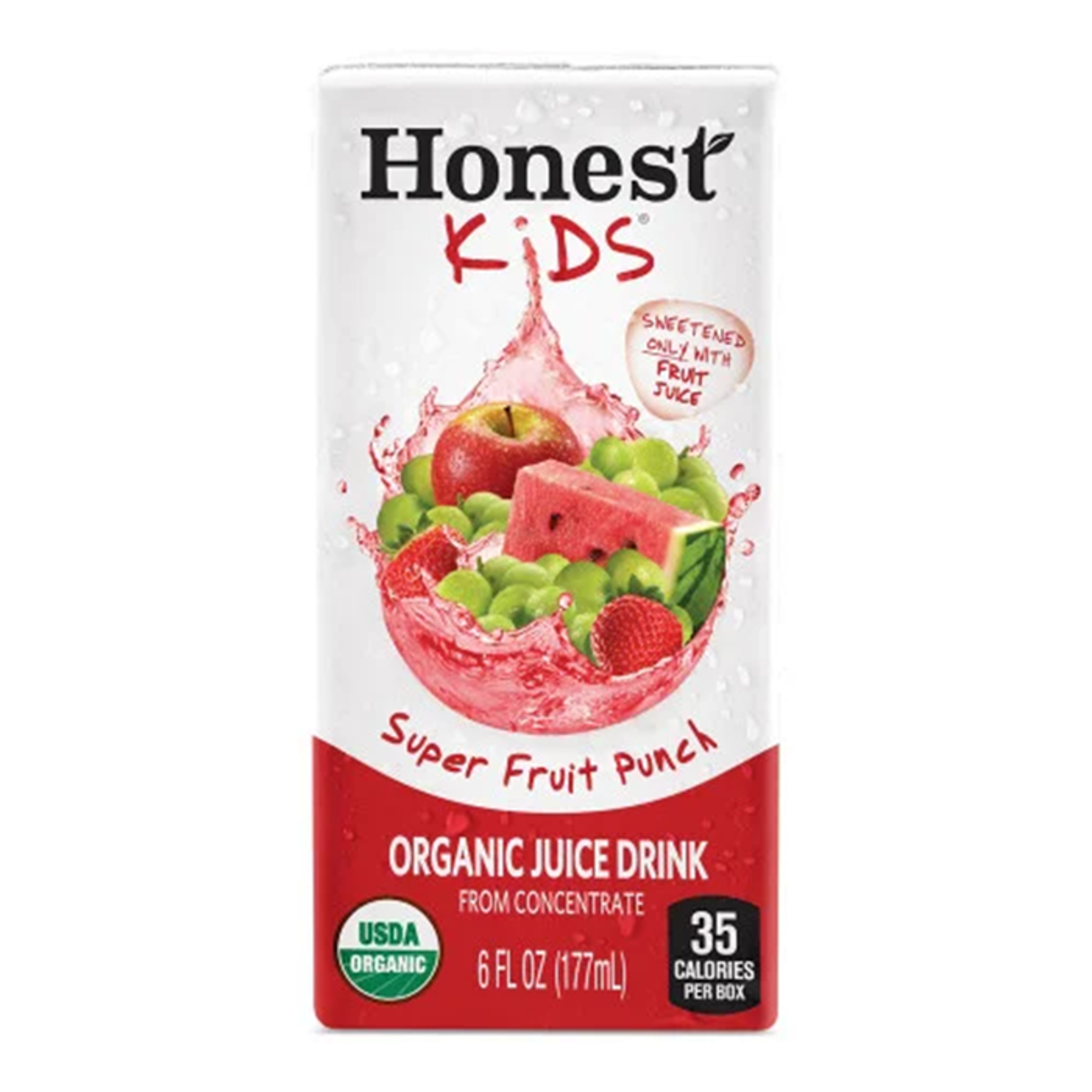 Honest Kids Super Fruit Punch Organic Juice Drink.