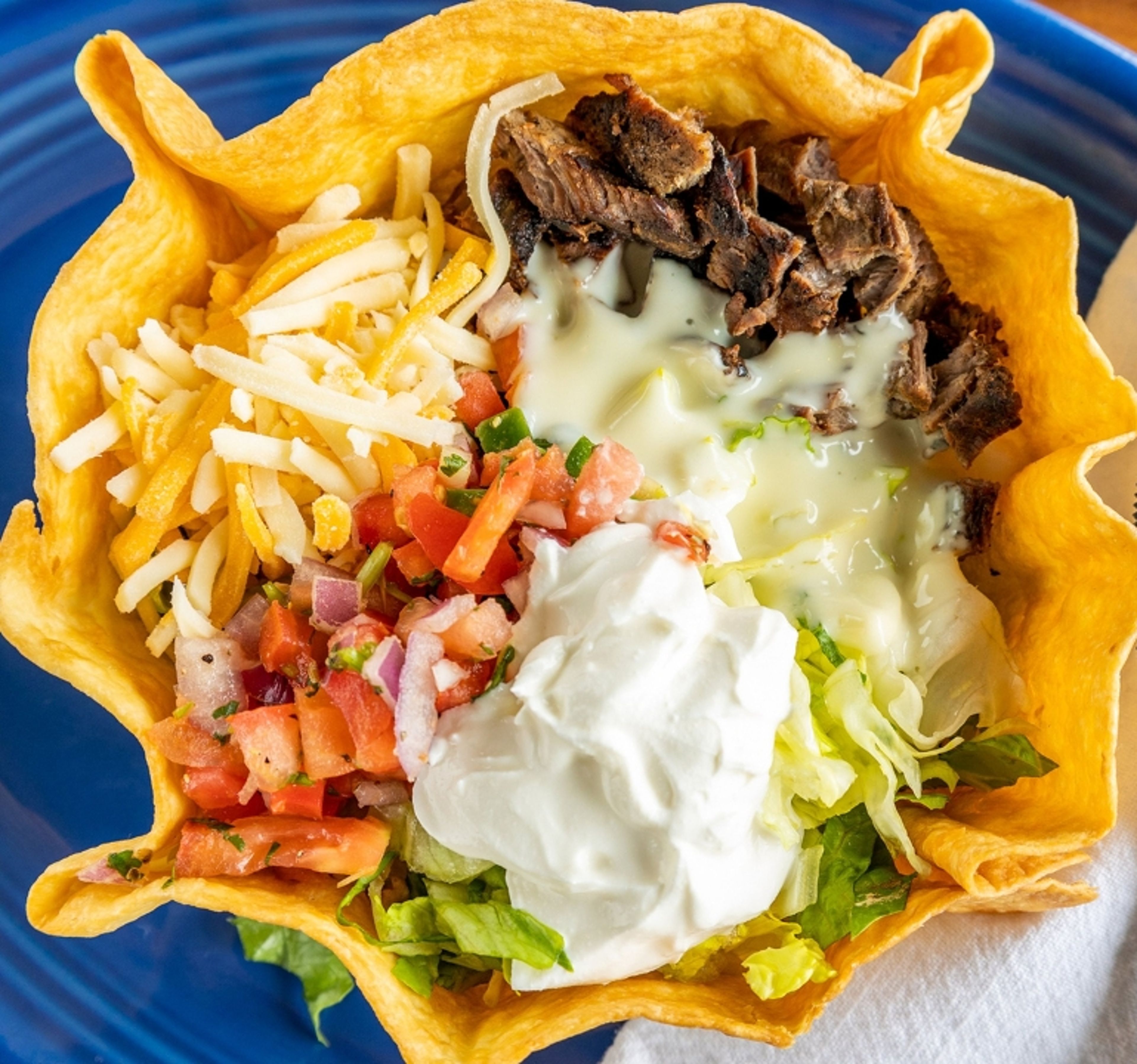 Al Pastor Taco Salad.