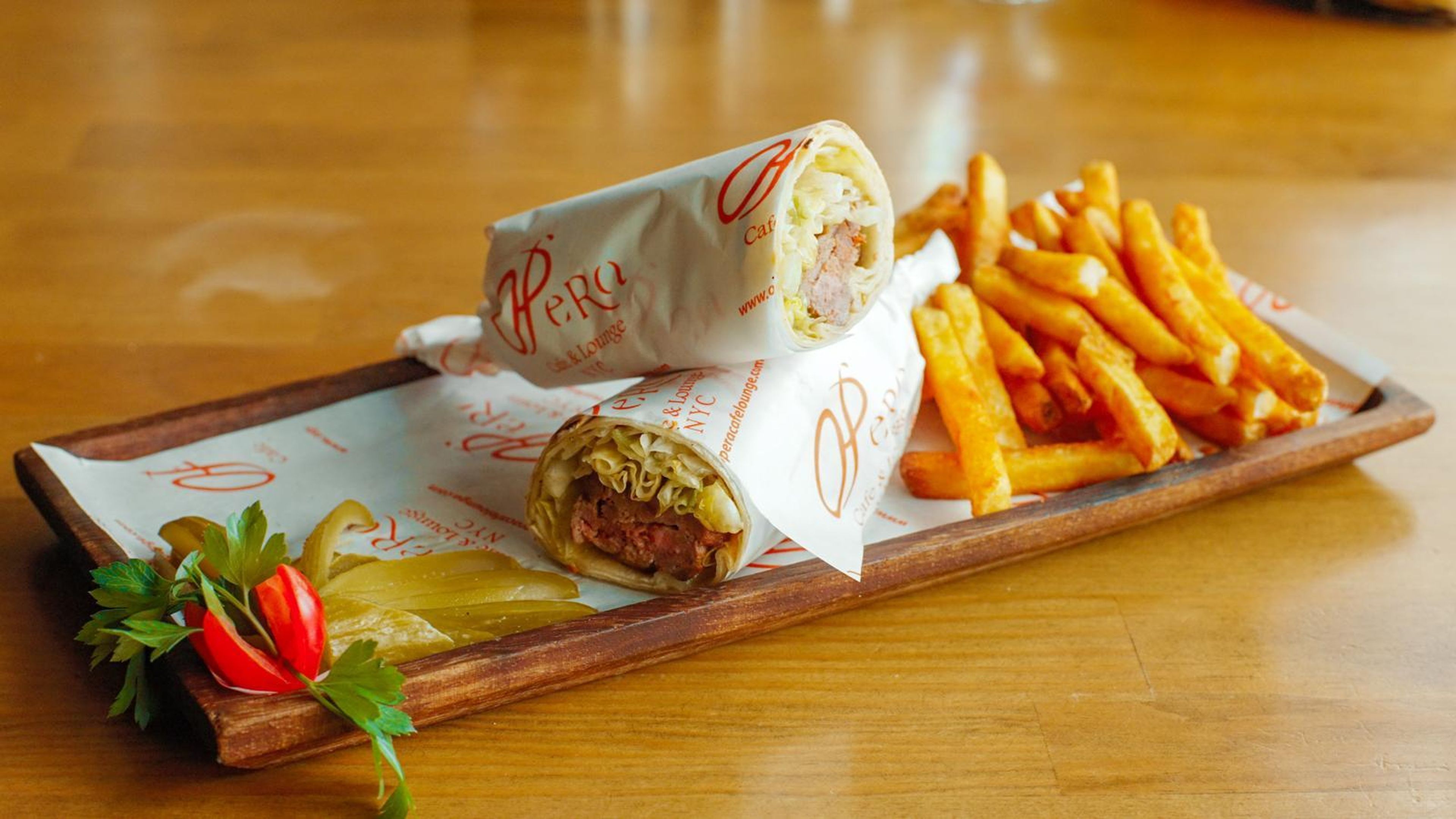 Lamb Doner Wrap (Gyro).