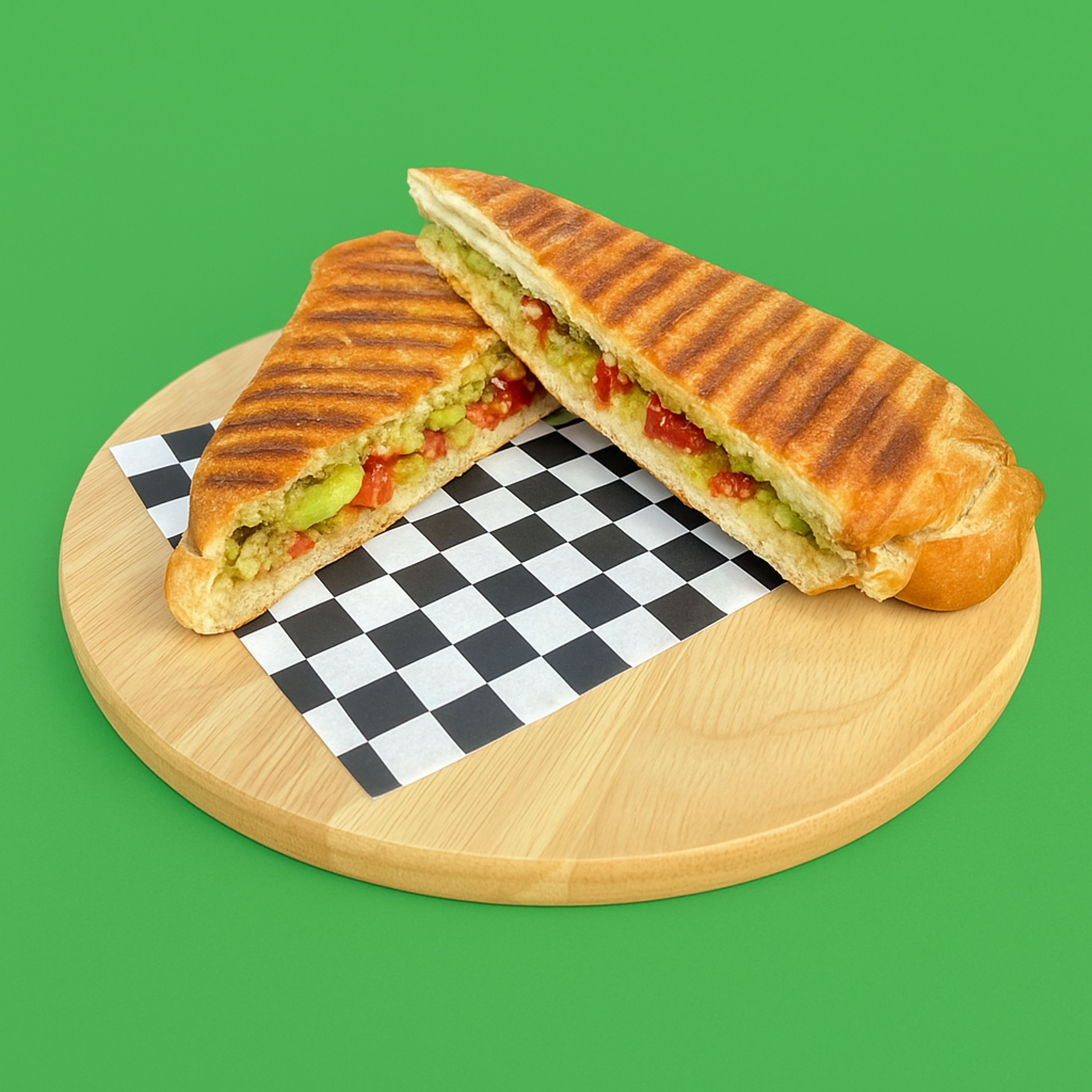 Grilled Chicken Panini Half Tray.