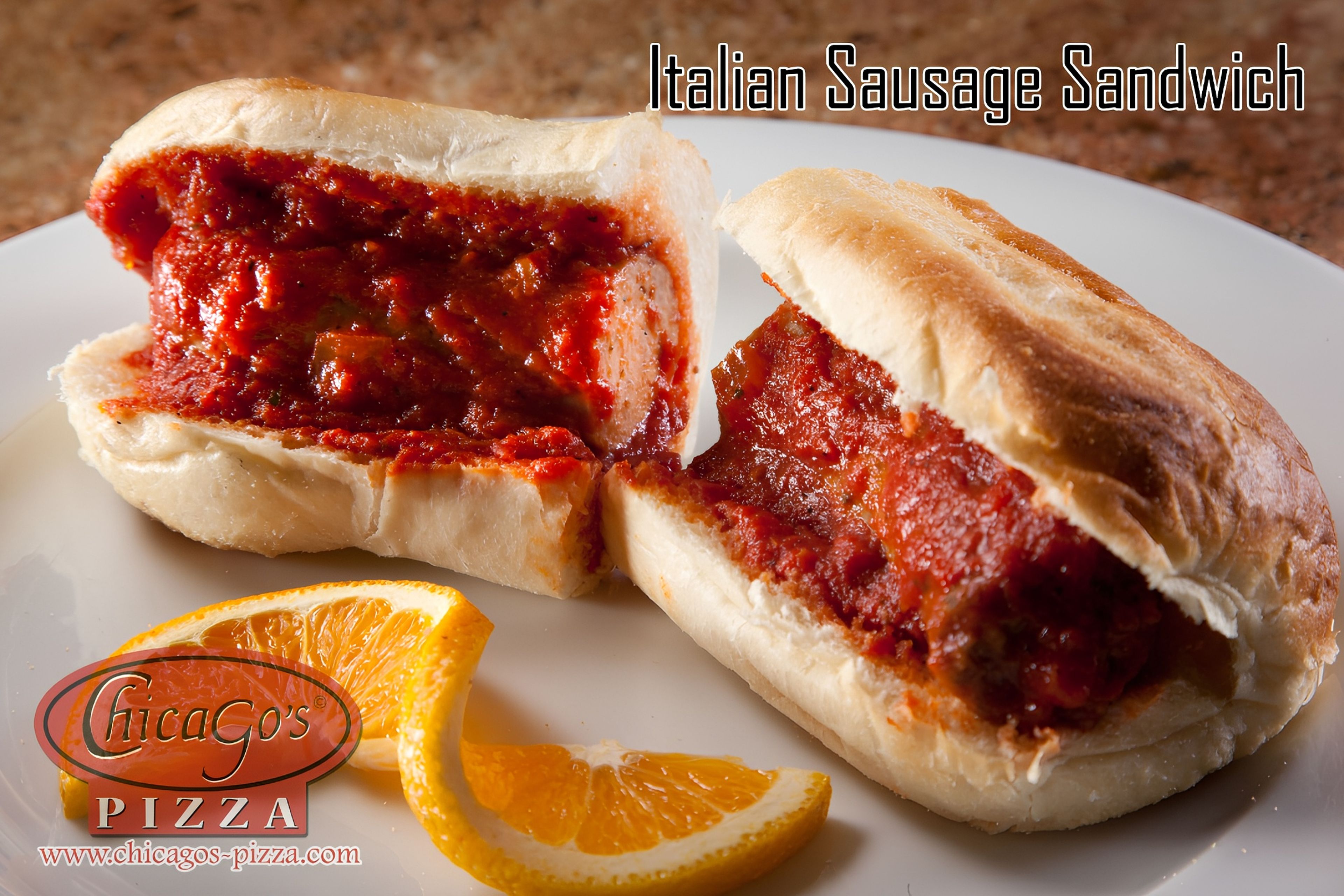 Italian Sausage Sandwich.