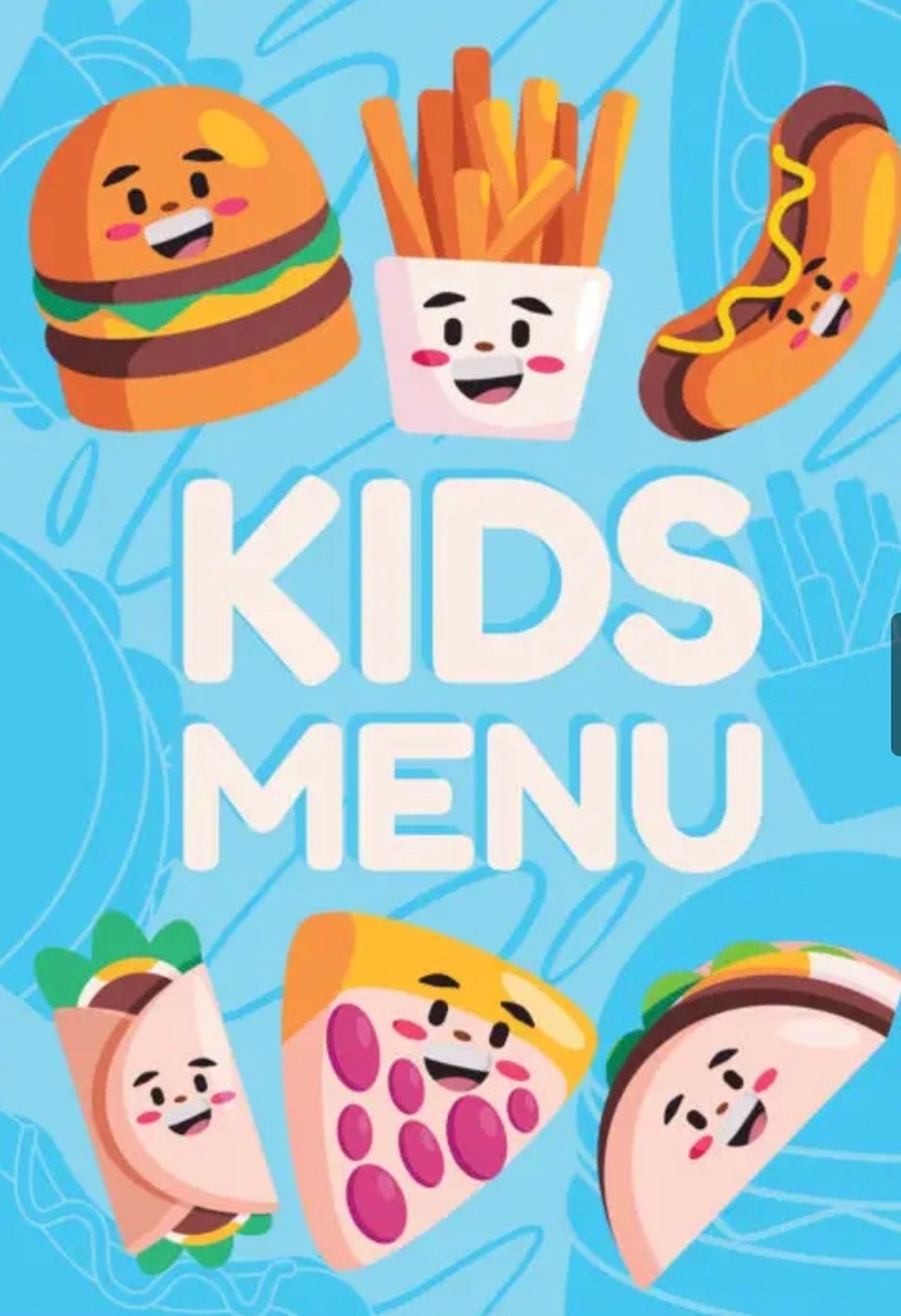 Kids Menu.