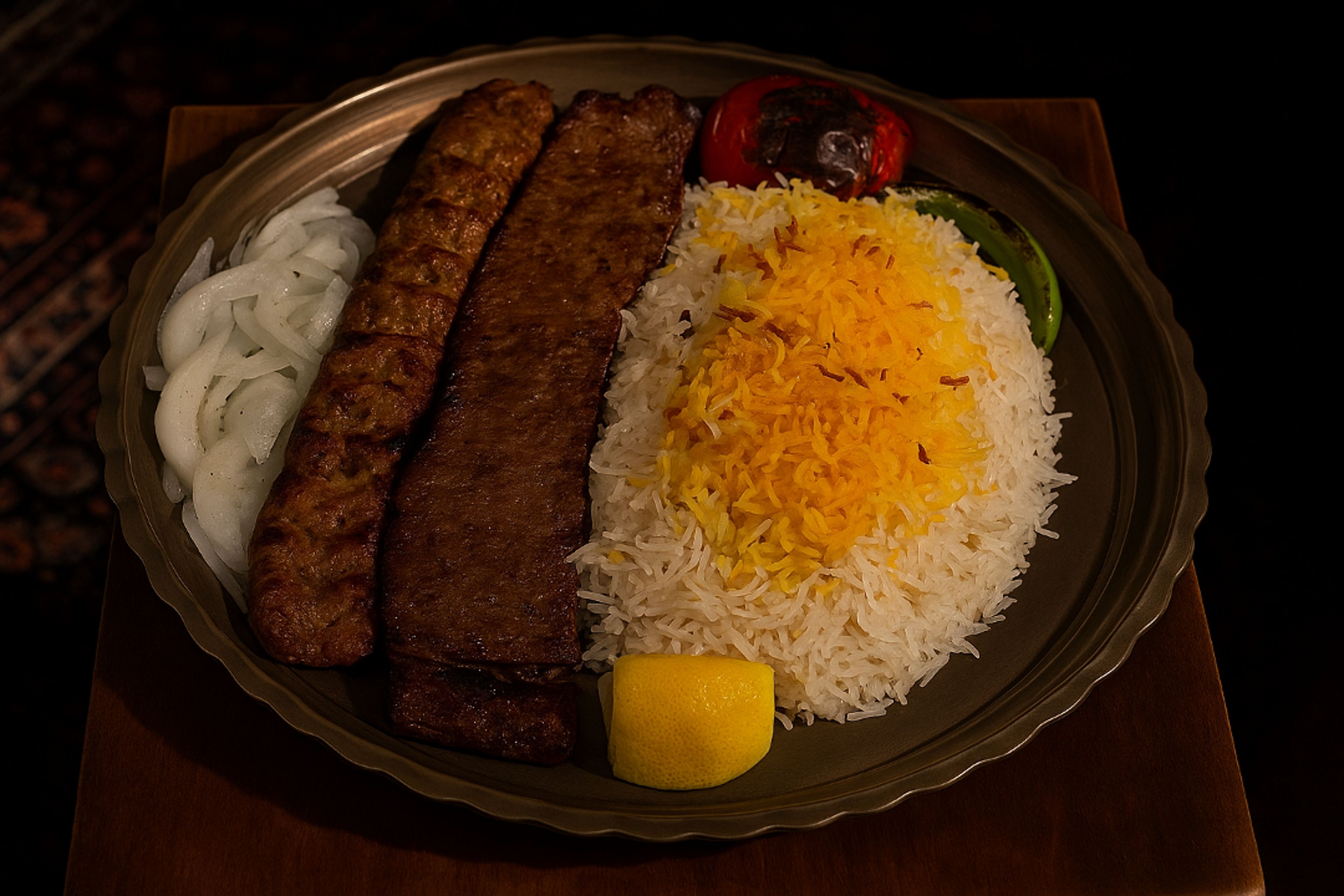 Beef Soltani (Beef Barg & Kobideh).
