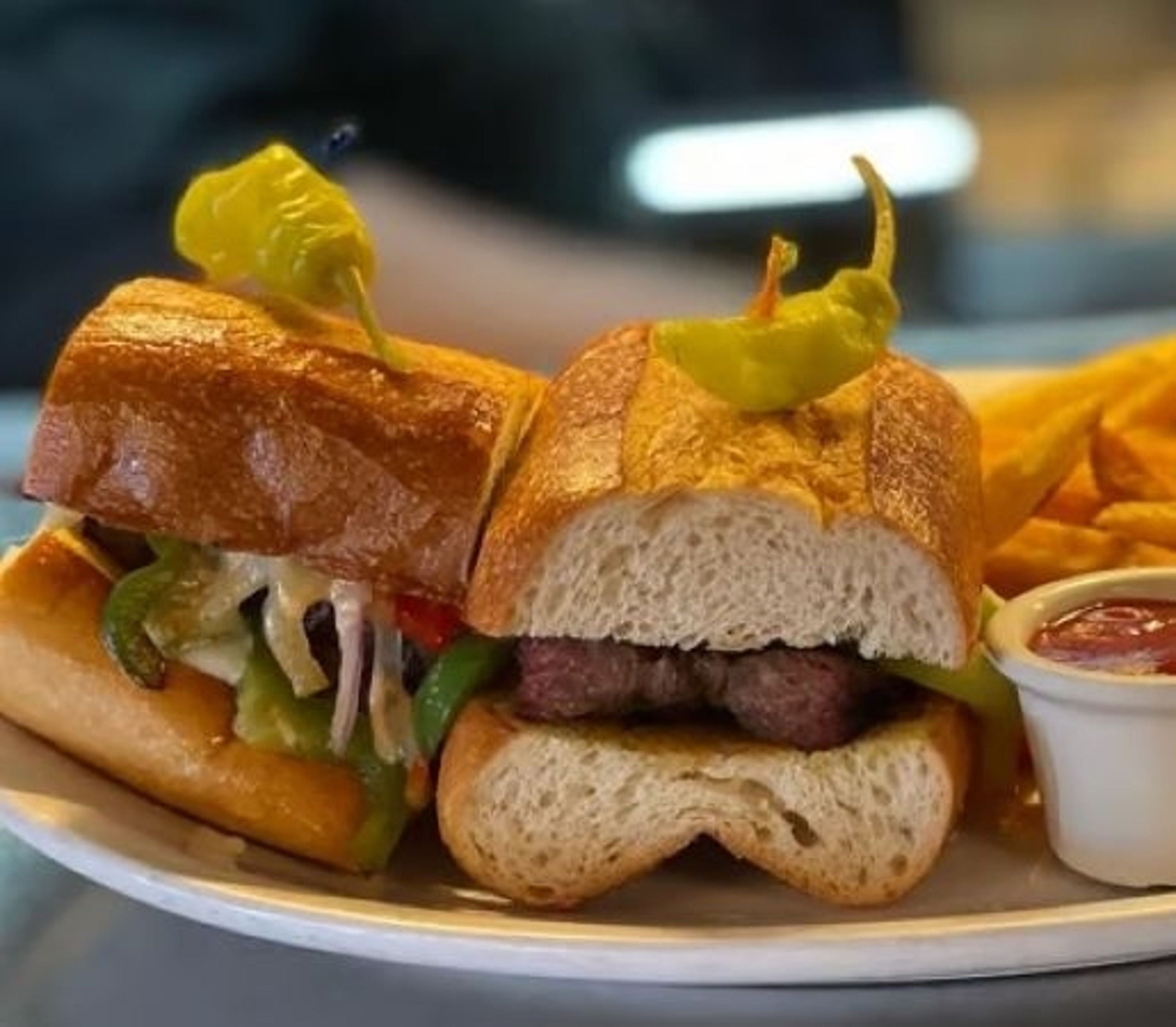 Tri-Tip Sandwich.