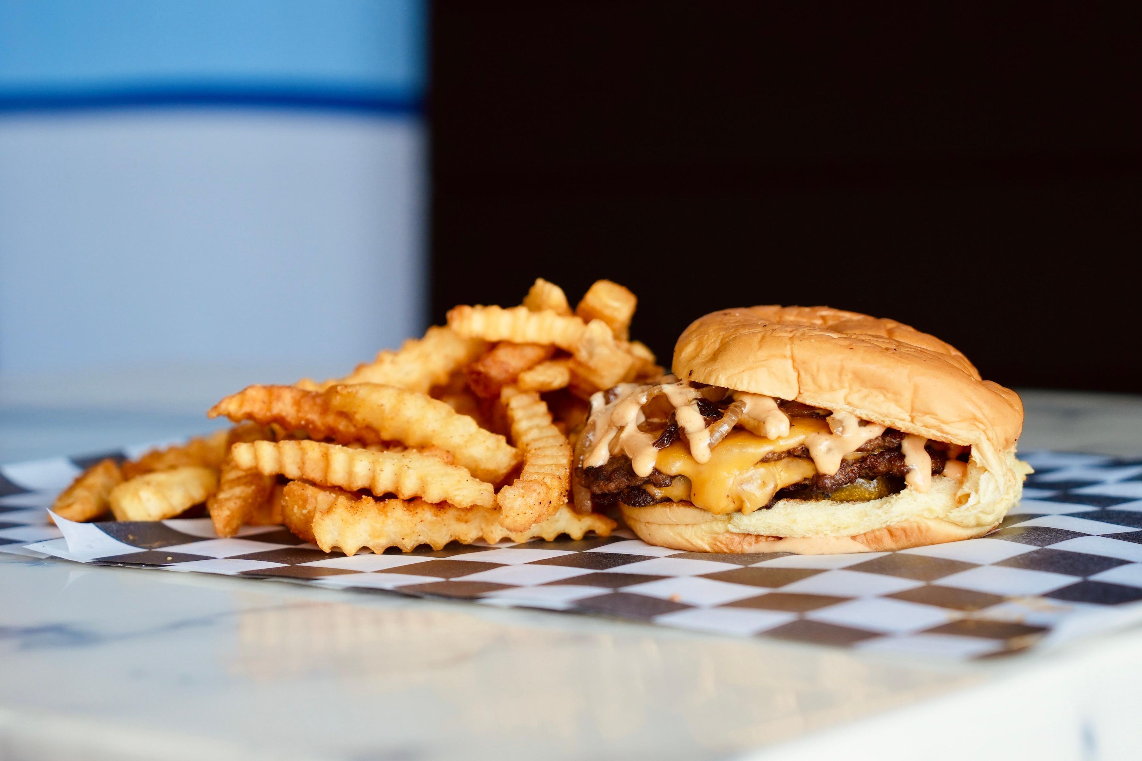 #1 - Sandwich/Burger + Fries + Soda Can.