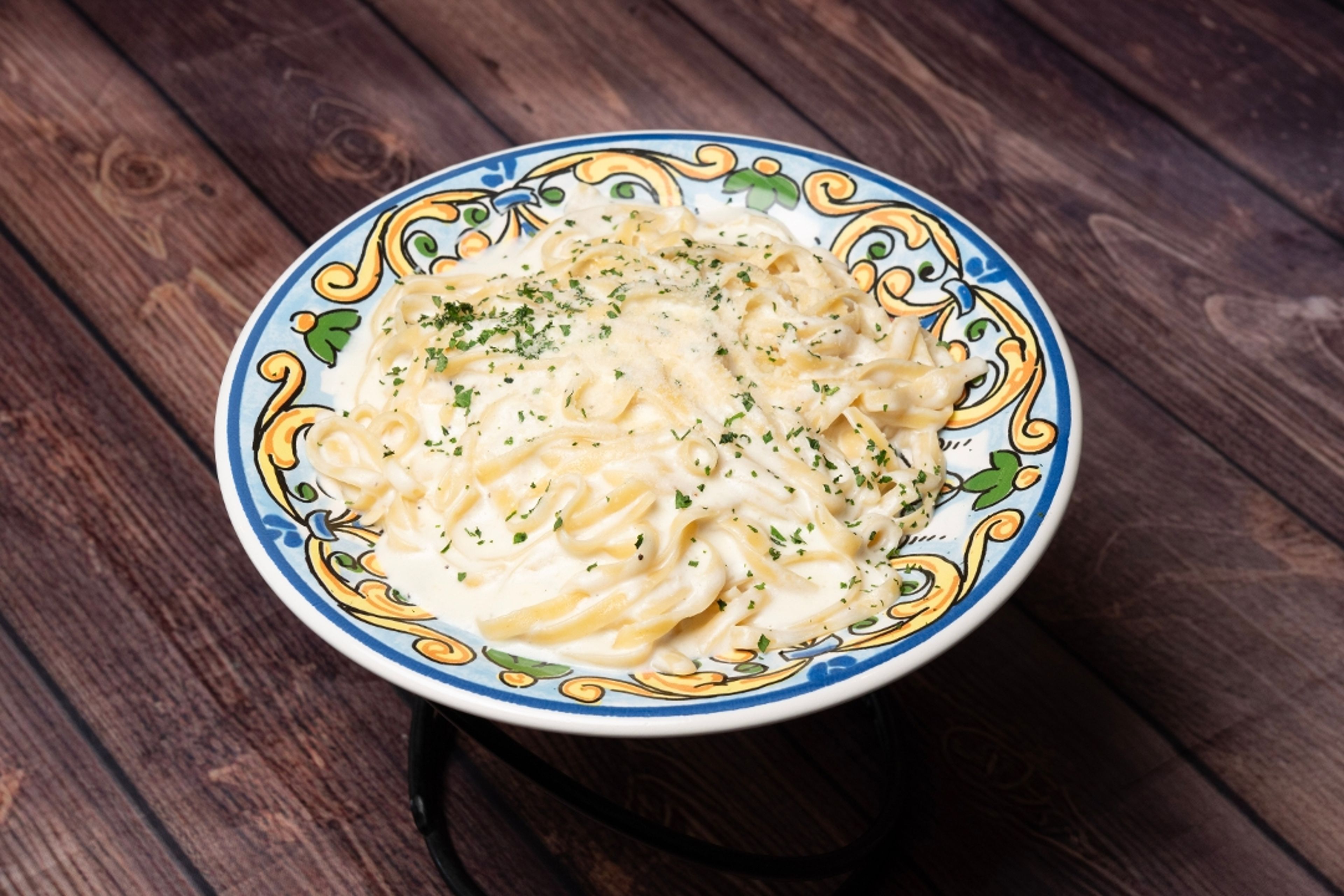 Fettuccine Alfredo.