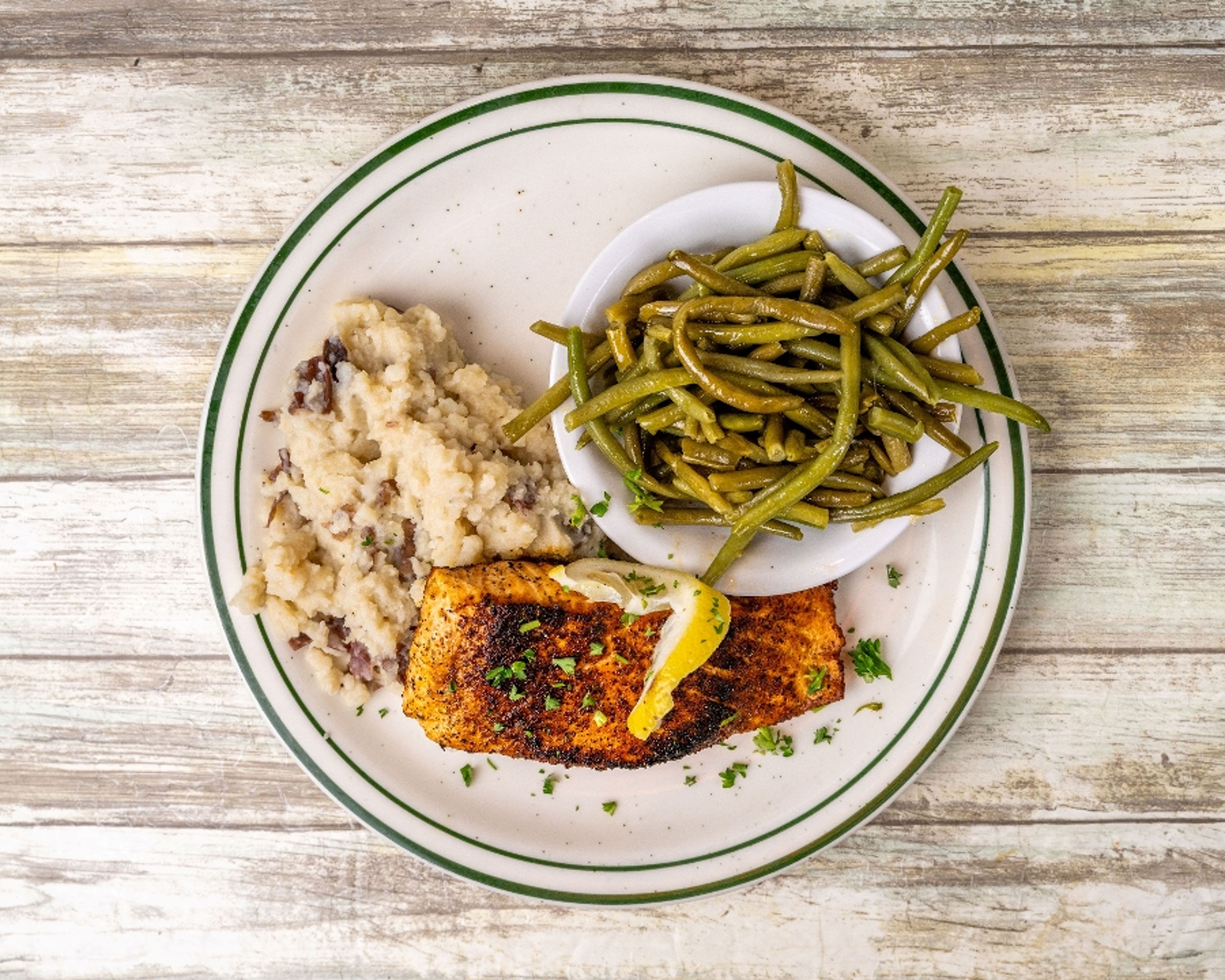 Blackened Grilled Salmon.