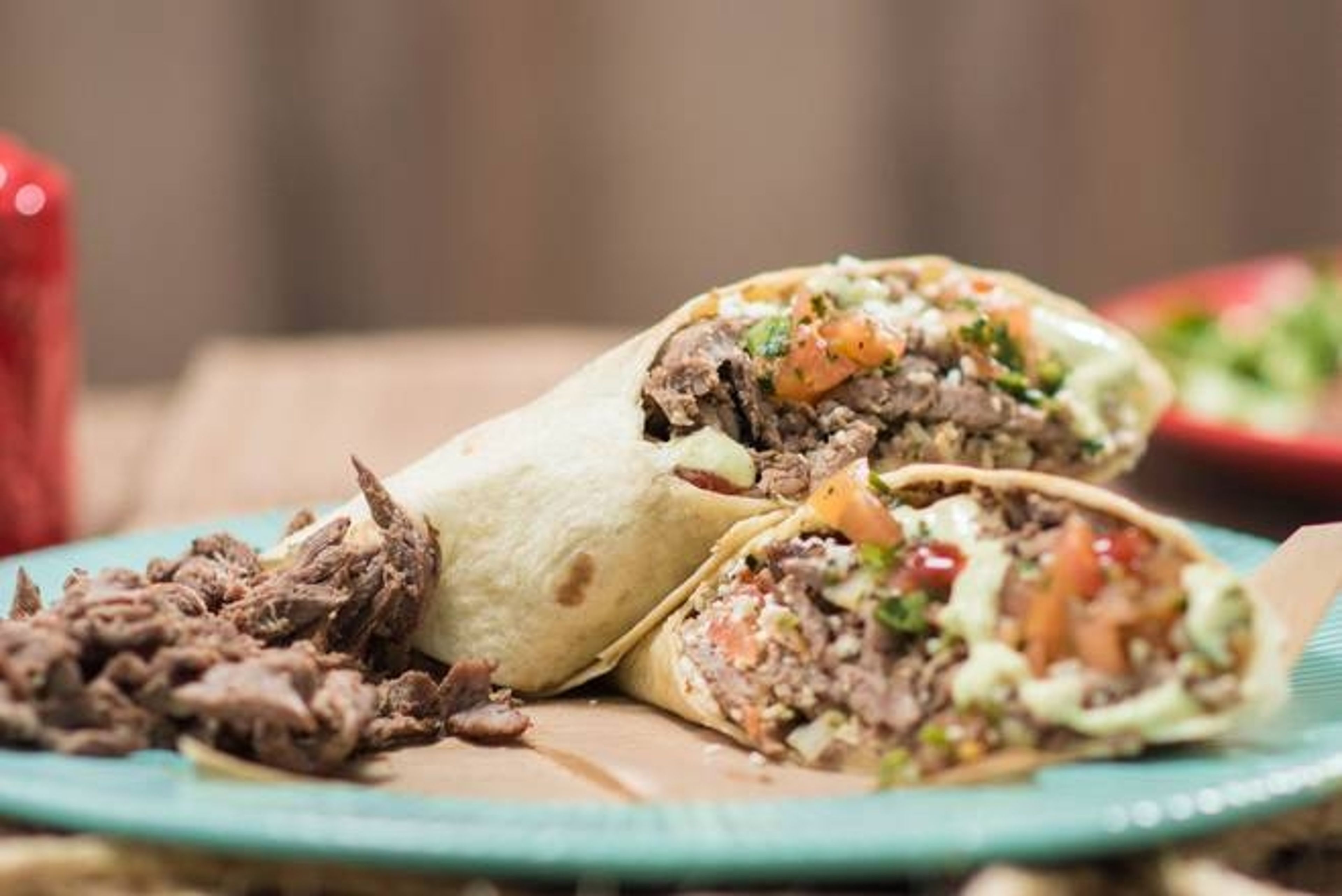 Burrito Pollo al Grill/Grilled Chicken.