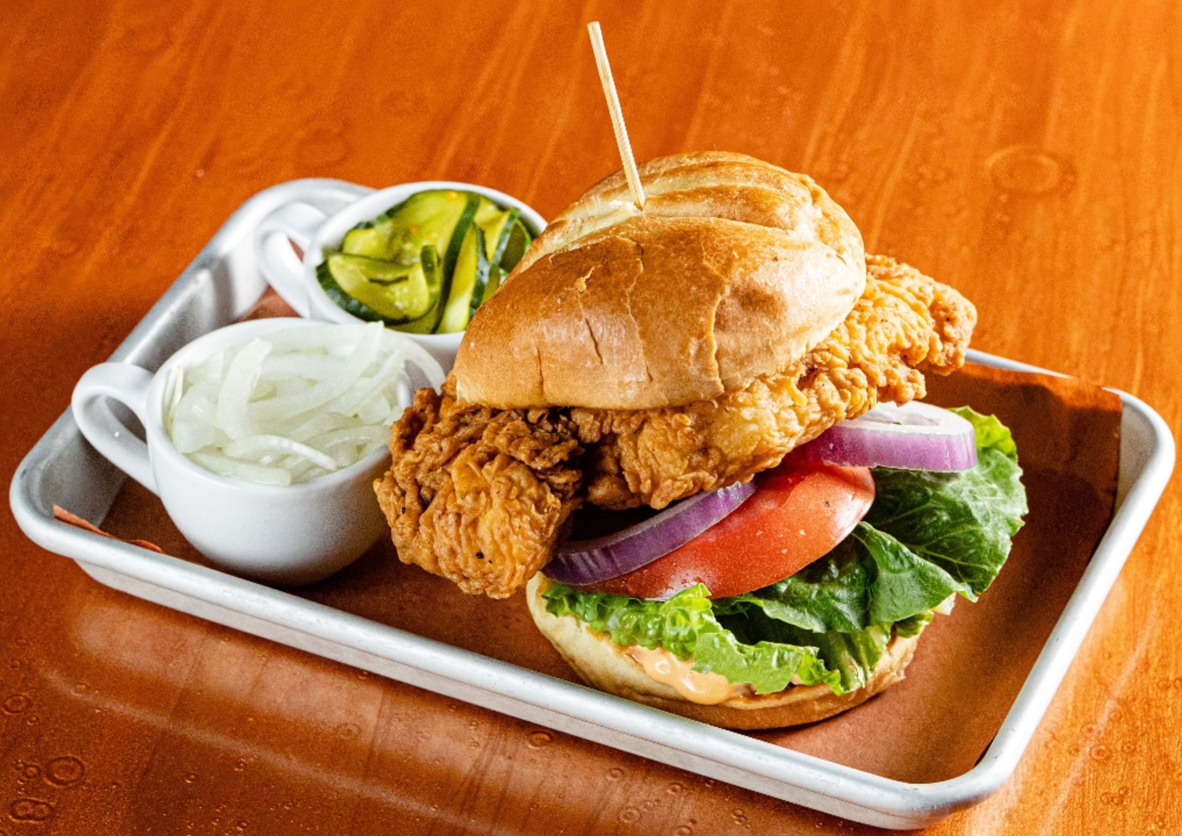 Fried Chicken Sandwich.