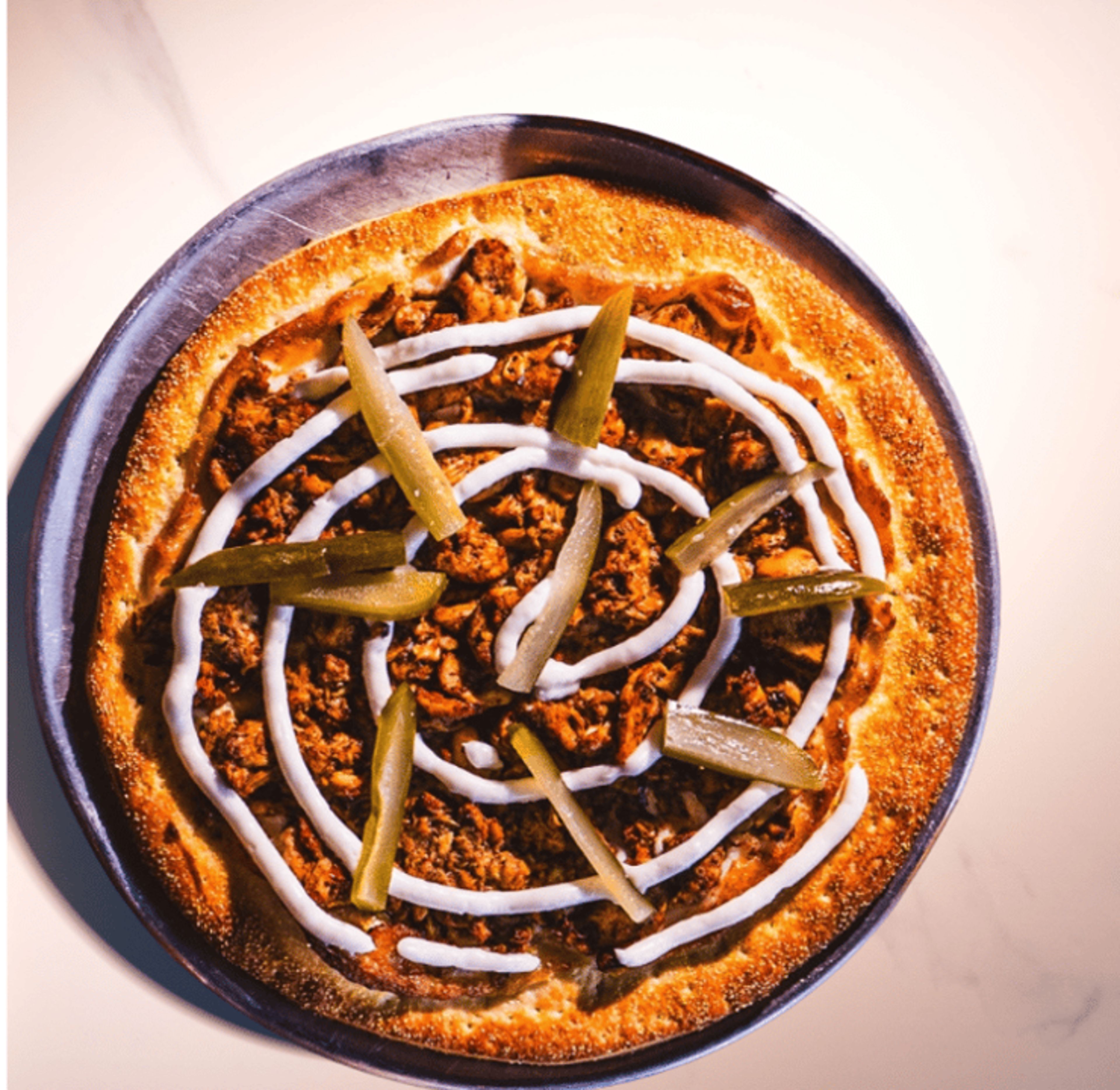 XL - Chicken Shawarma Pizza.