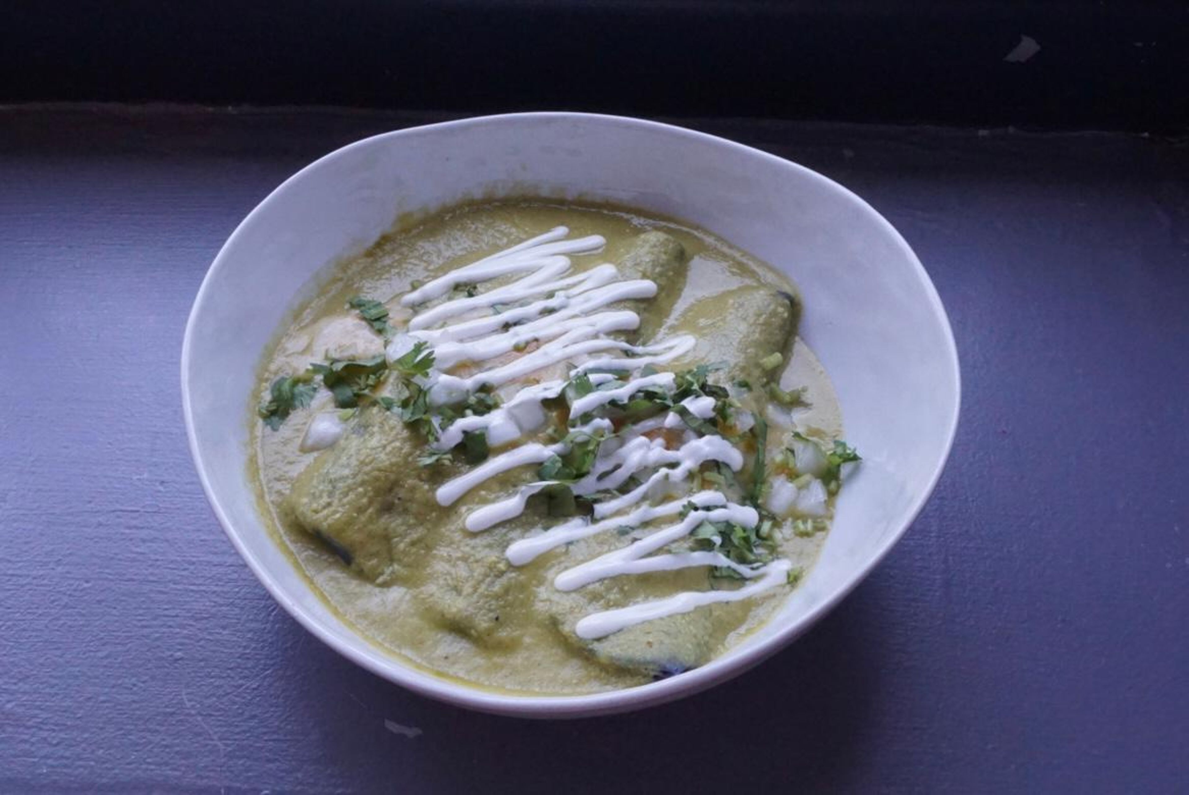 Pulled Chicken Enchiladas.