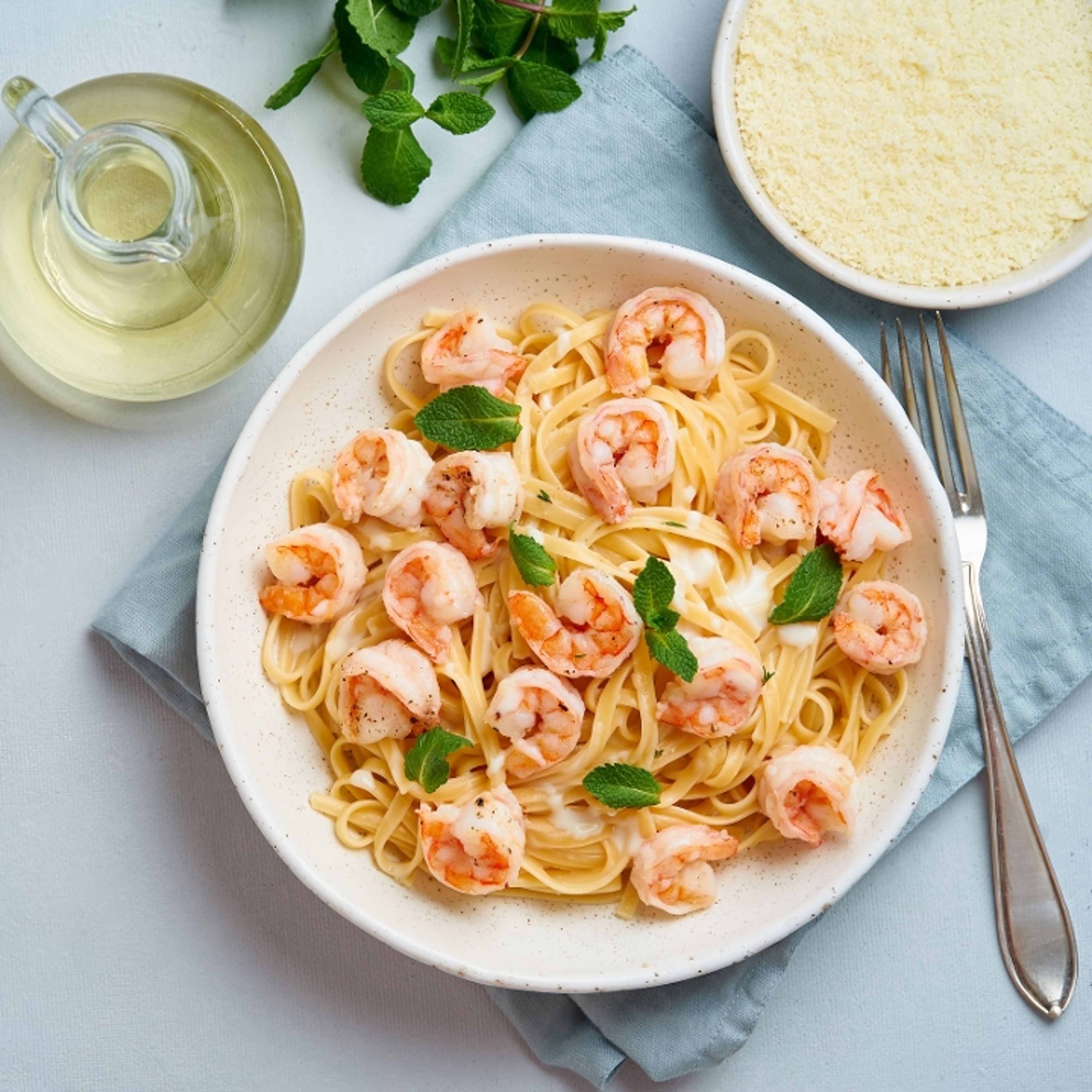 Shrimp Pasta.